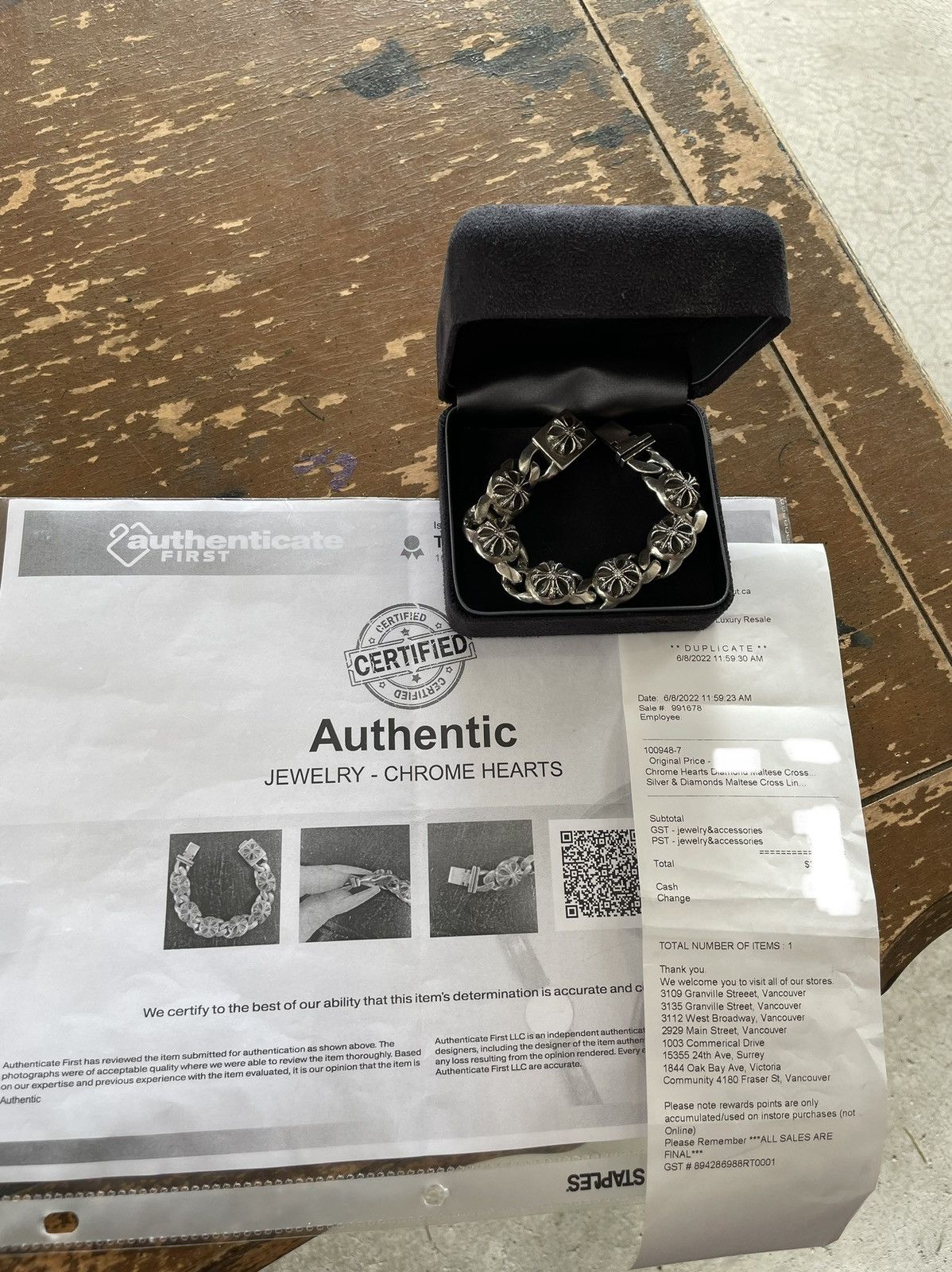 Chrome Hearts Chrome Hearts Diamond Bracelet Size ONE SIZE - 15 Thumbnail