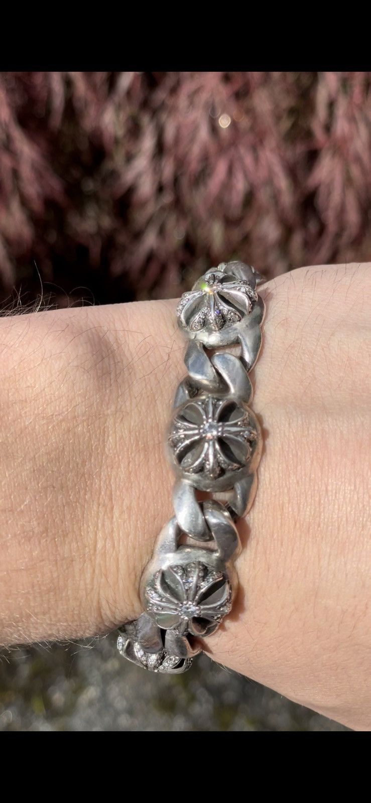 Chrome Hearts Chrome Hearts Diamond Bracelet Size ONE SIZE - 7 Thumbnail