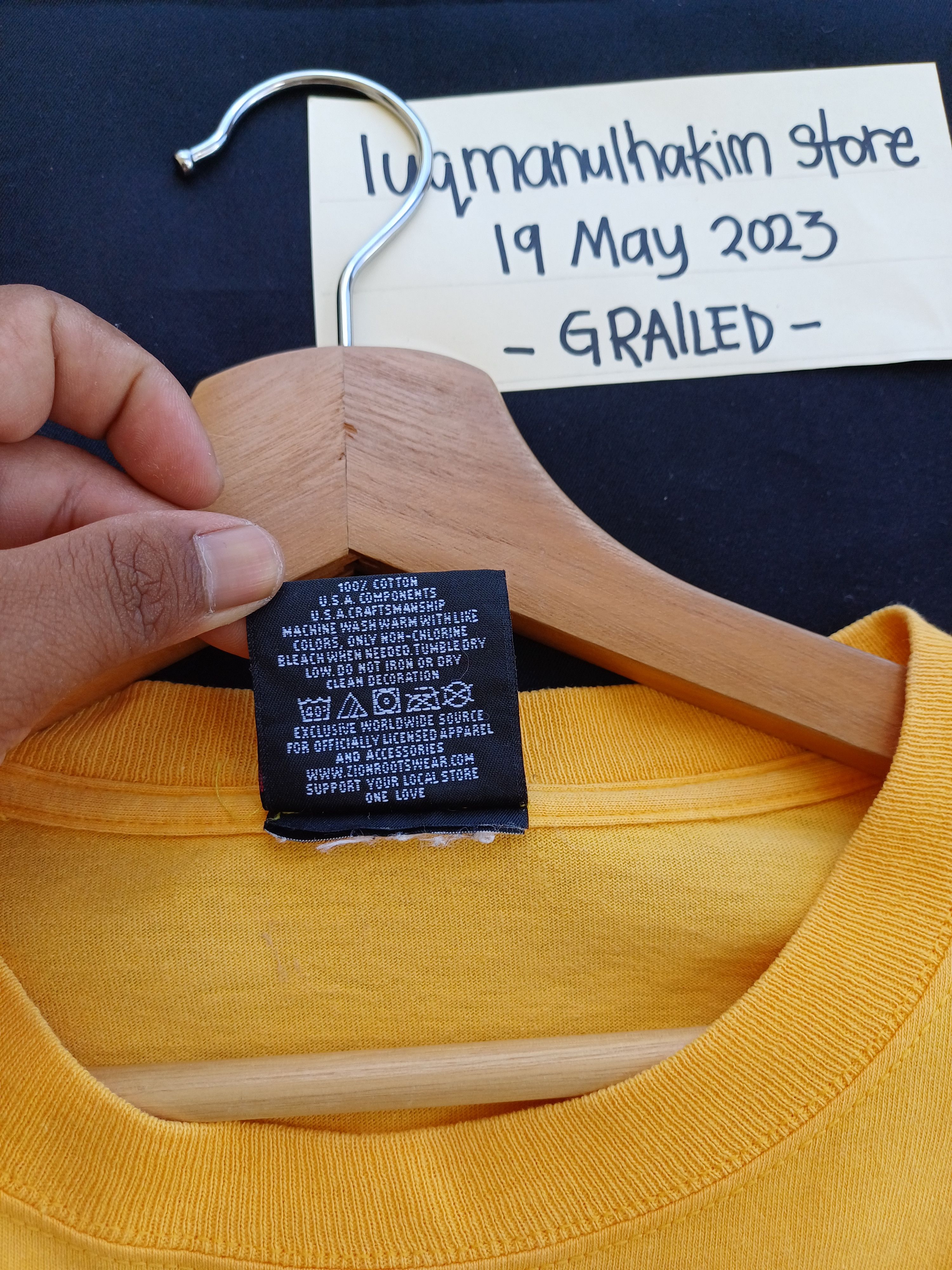 Bob Marley ZION Bob Marley Freedom Fighter Yellow T-Shirt Size US L / EU 52-54 / 3 - 8 Thumbnail