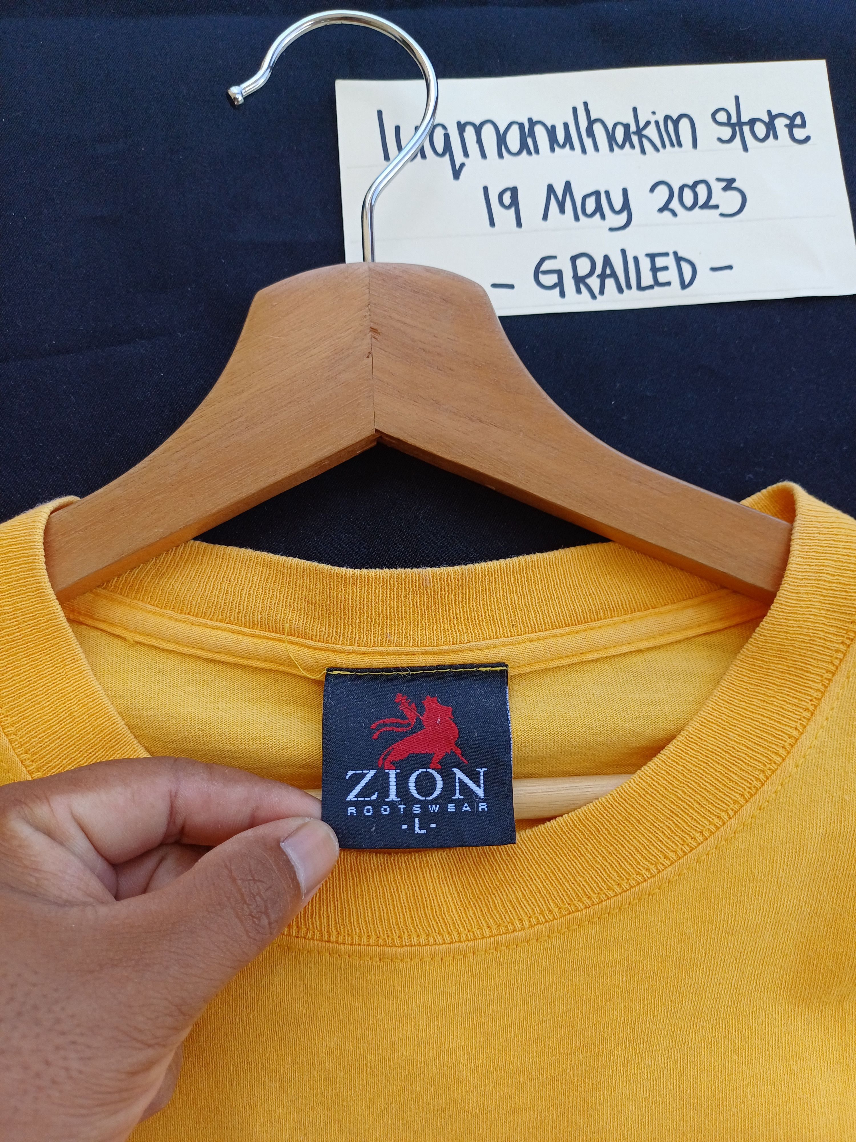 Bob Marley ZION Bob Marley Freedom Fighter Yellow T-Shirt Size US L / EU 52-54 / 3 - 7 Thumbnail