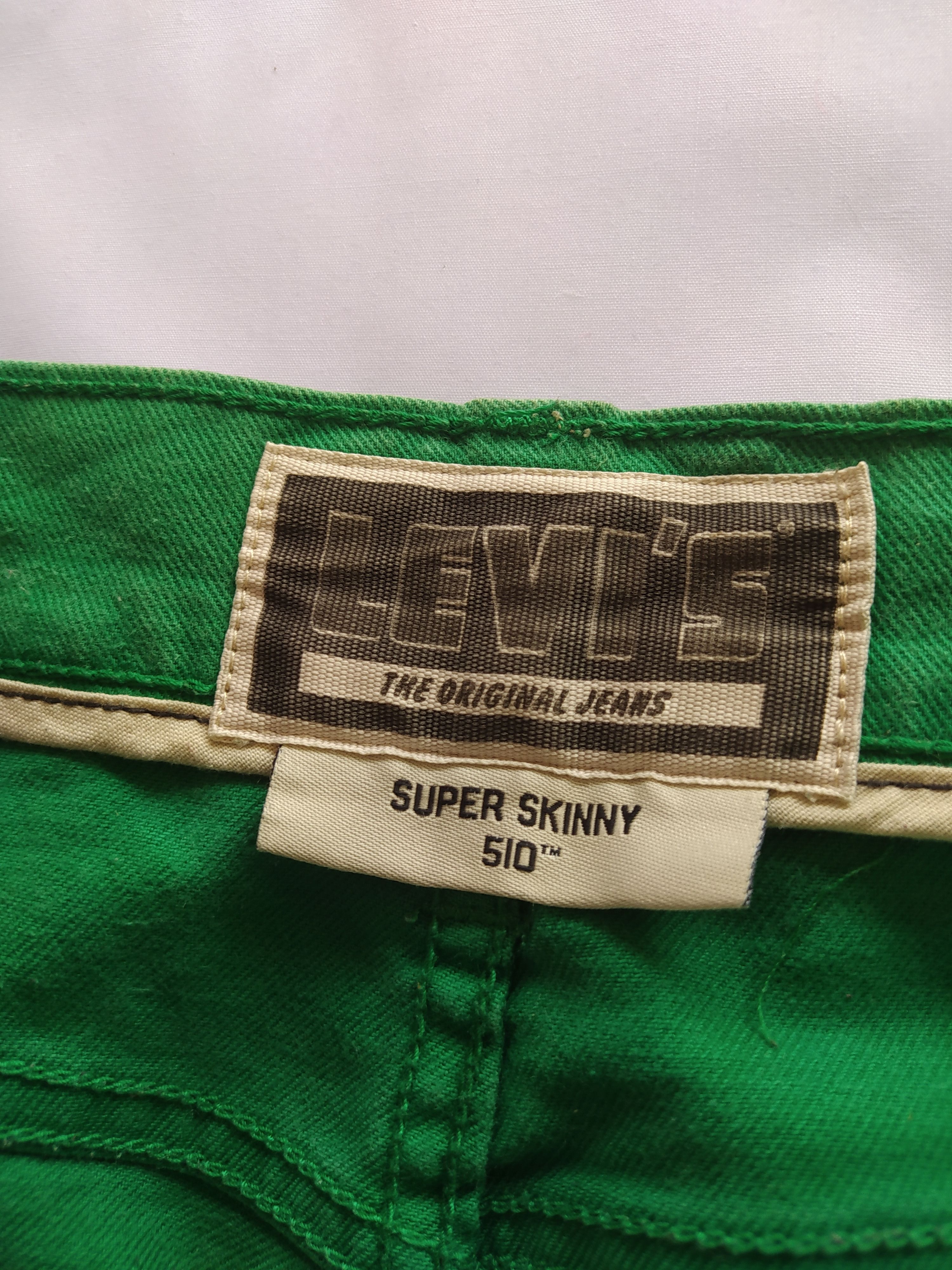 Levi's Levis Super skinny green Size US 34 / EU 50 - 8 Thumbnail