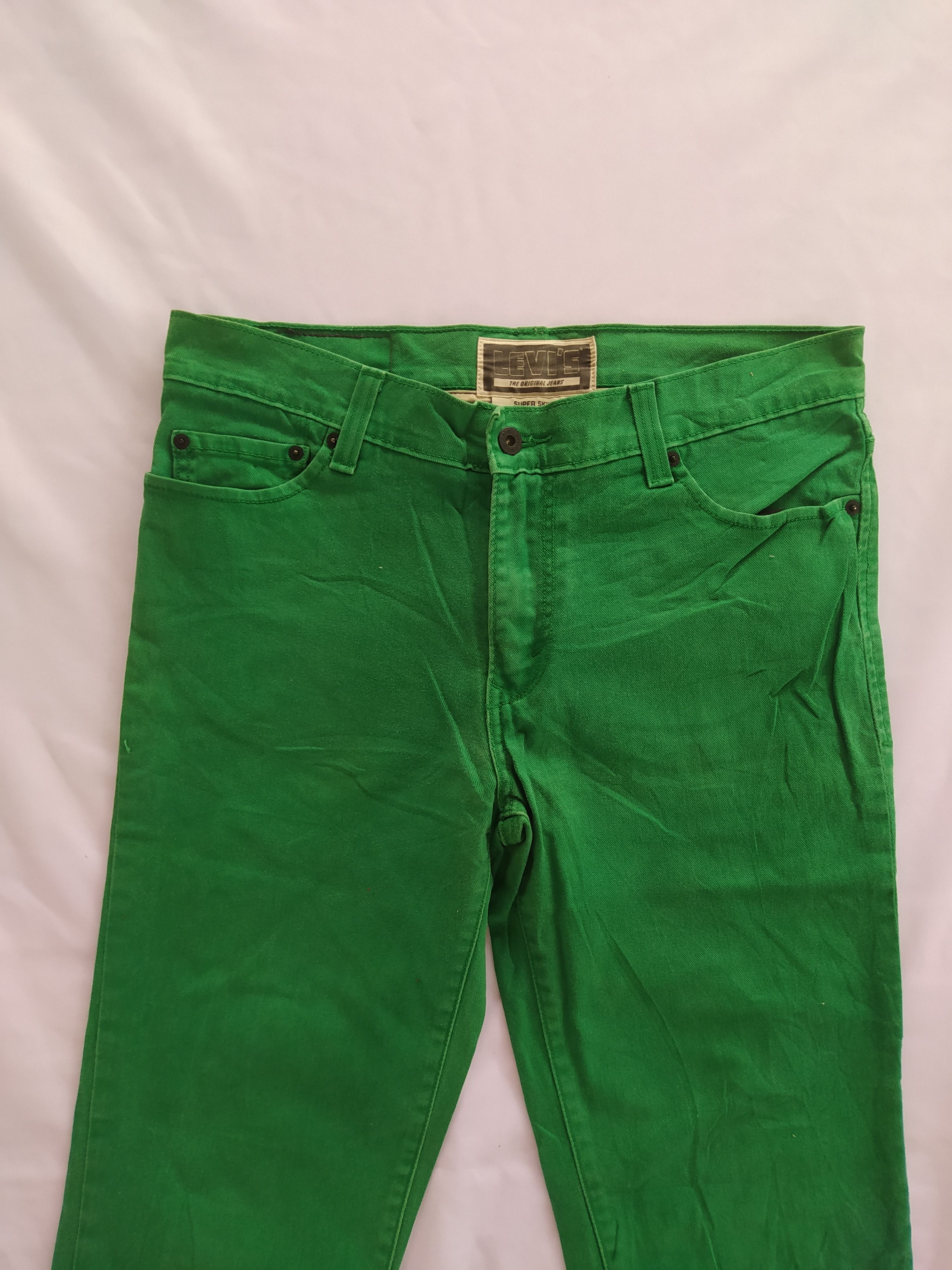 Levi's Levis Super skinny green Size US 34 / EU 50 - 3 Thumbnail