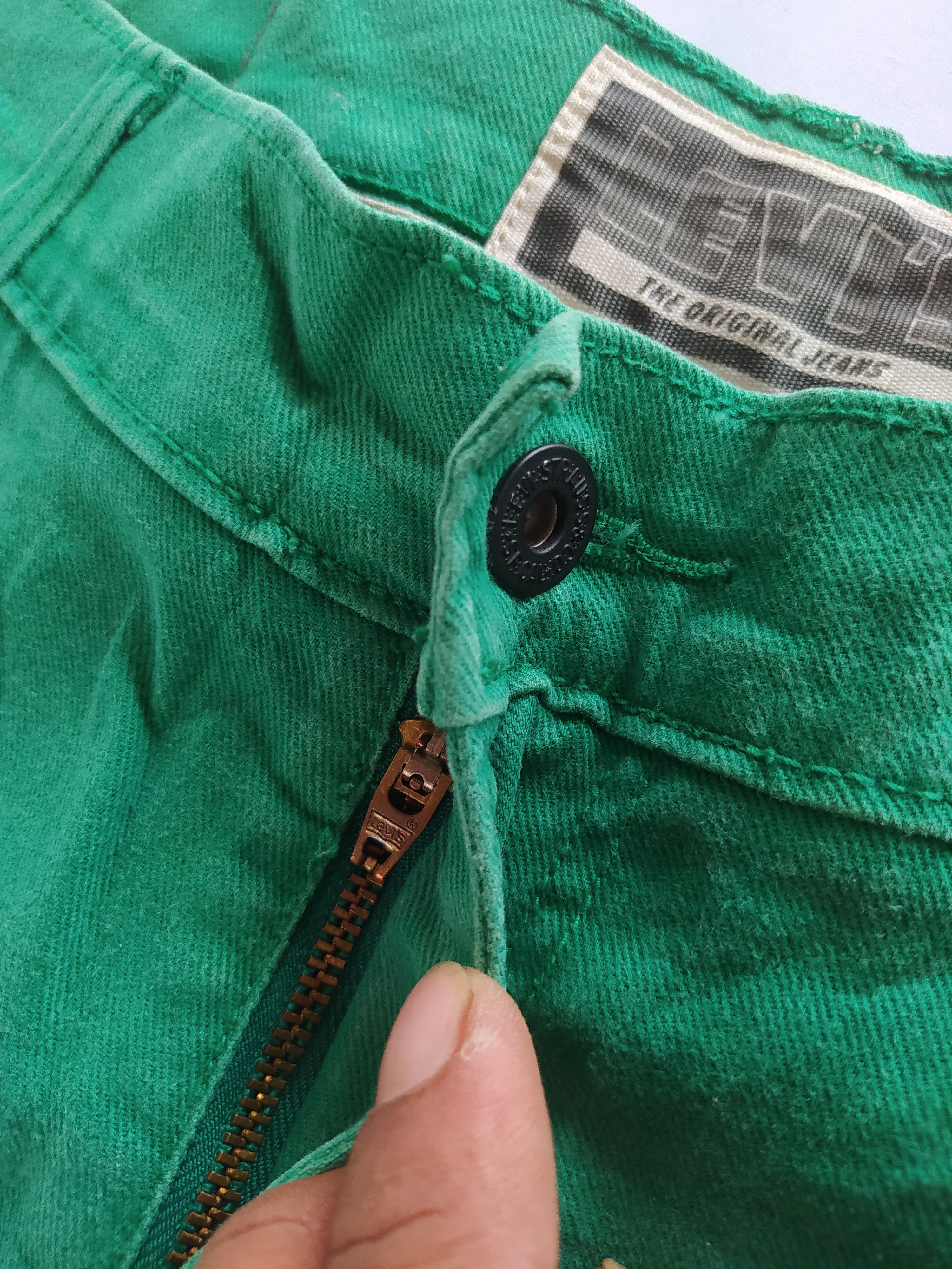 Levi's Levis Super skinny green Size US 34 / EU 50 - 4 Thumbnail