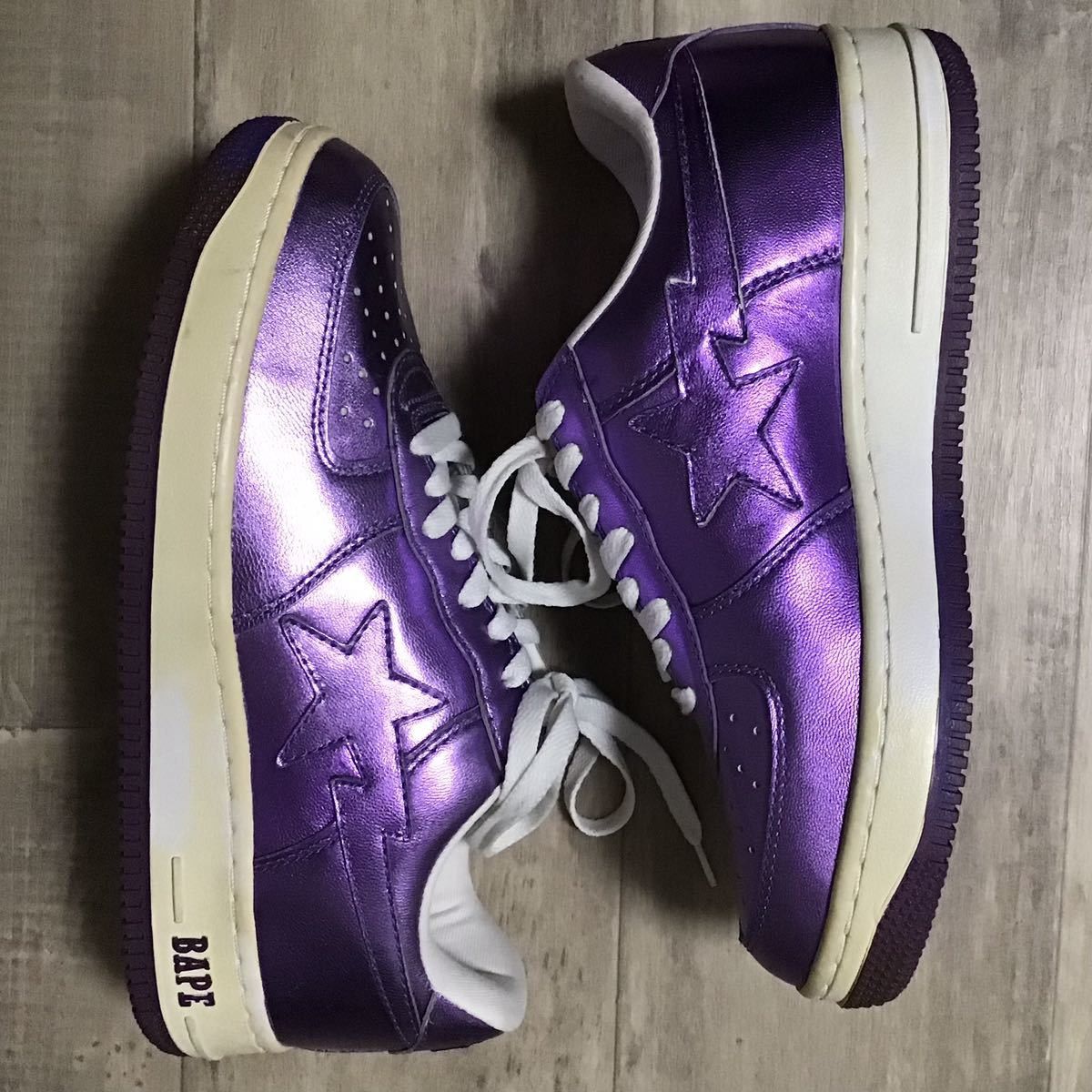 Bape Purple Foil BAPE STA sneakers a bathing ape shoes Size US 9 / EU 42 - 2 Thumbnail