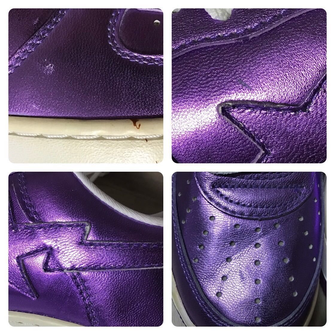 Bape Purple Foil BAPE STA sneakers a bathing ape shoes Size US 9 / EU 42 - 8 Thumbnail