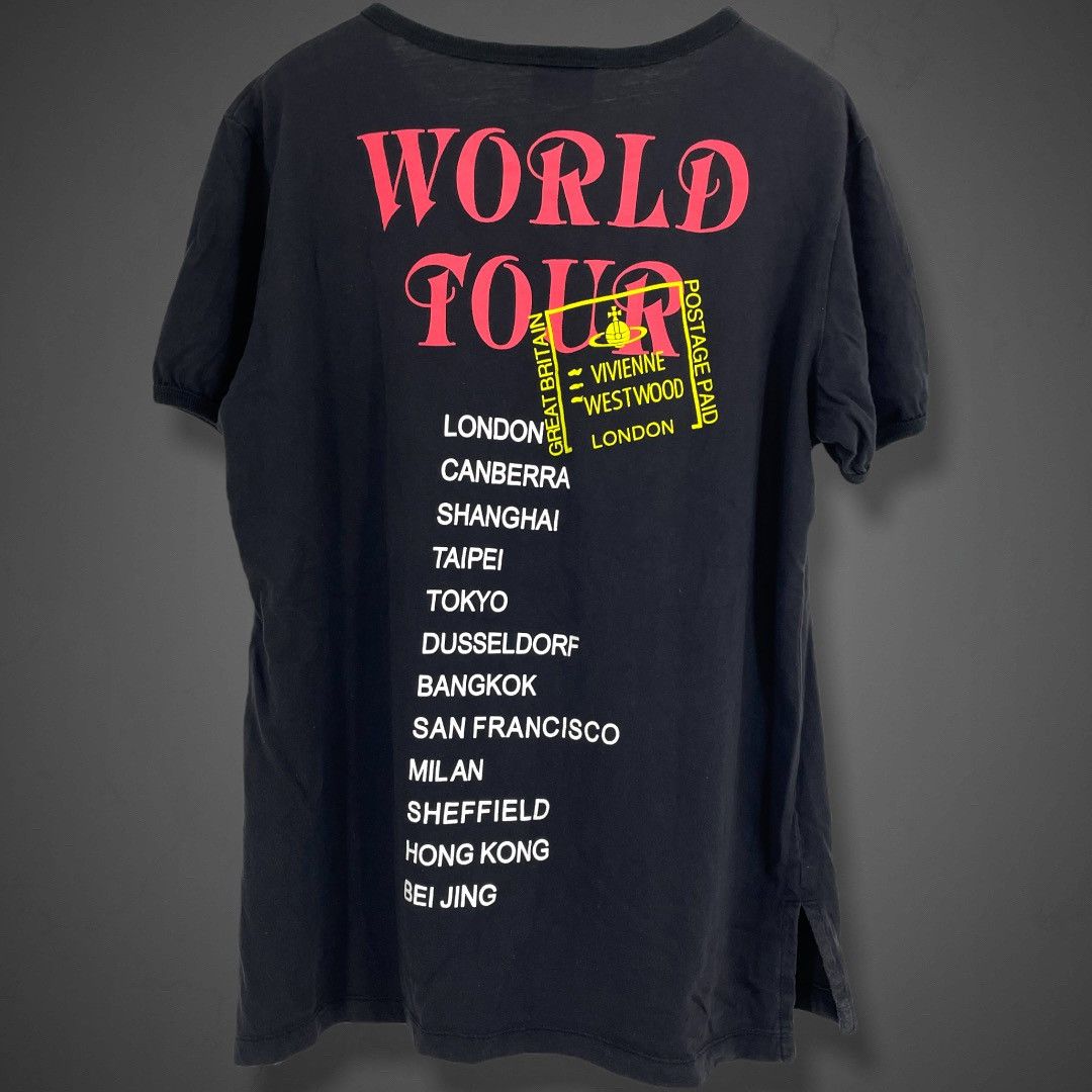 Malcolm McLaren × Vivienne Westwood World’s End - Lips Tour - Ringer Tee / Shirt Size US L / EU 52-54 / 3 - 5 Thumbnail