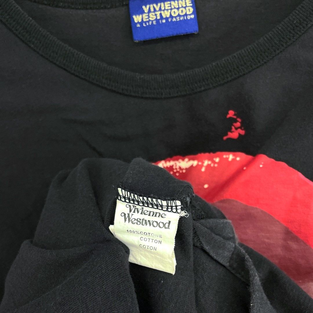 Malcolm McLaren × Vivienne Westwood World’s End - Lips Tour - Ringer Tee / Shirt Size US L / EU 52-54 / 3 - 4 Thumbnail