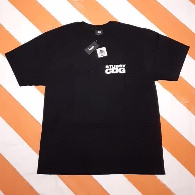 Stussy x CDG anniversary Surfman store tee