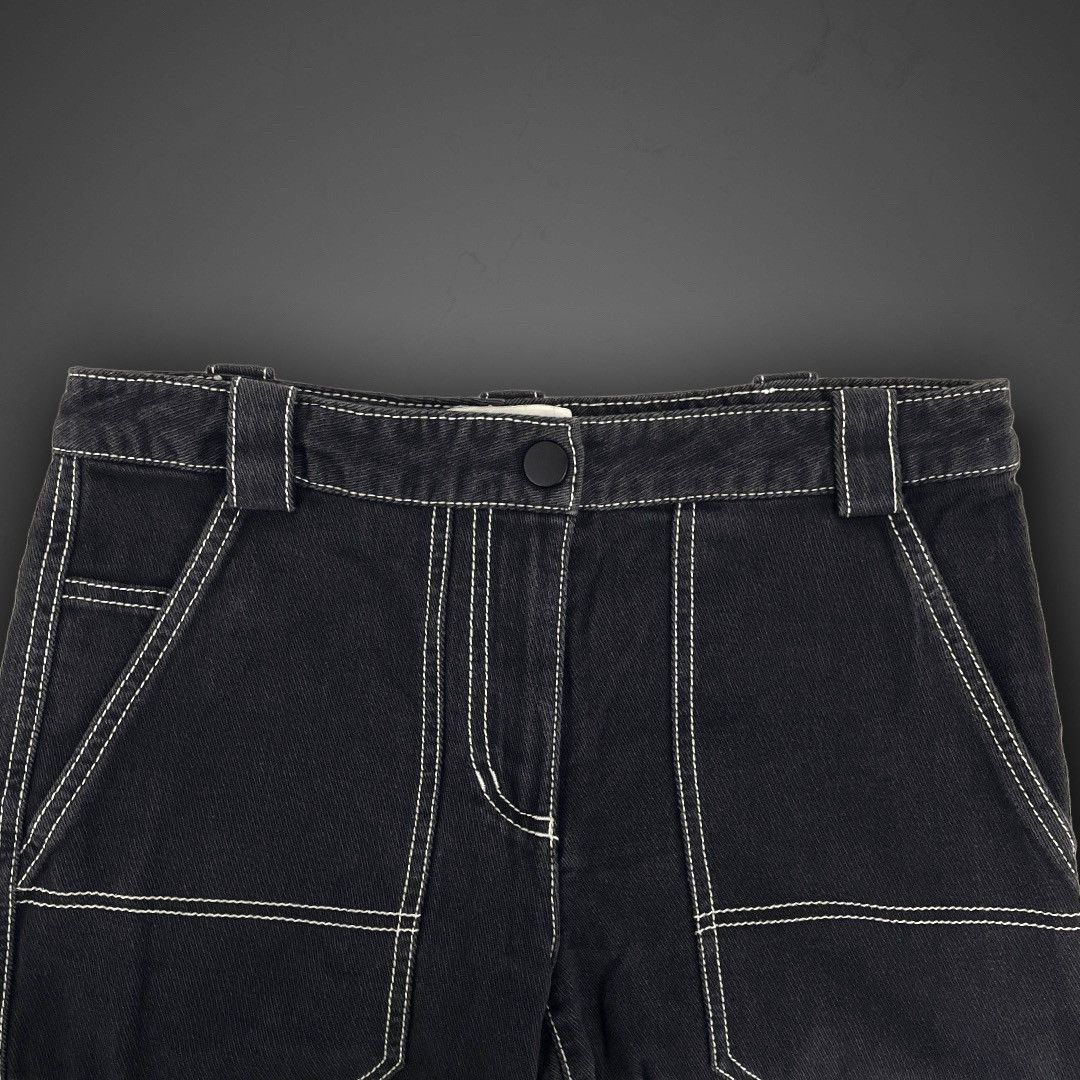 3.1 Phillip Lim 💥Archive💥 Contrast Stitch - Double Leg - Cropped Pants Size US 30 / EU 46 - 2 Thumbnail