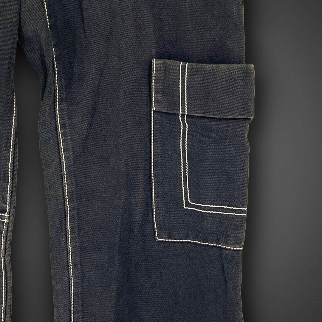 3.1 Phillip Lim 💥Archive💥 Contrast Stitch - Double Leg - Cropped Pants Size US 30 / EU 46 - 4 Thumbnail