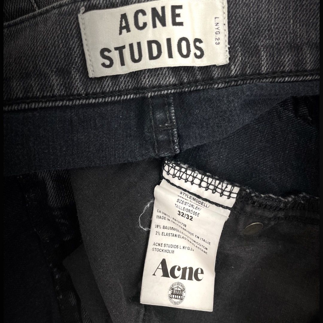Acne Studios River Slim Straight Denim Jeans / Pants Size US 32 / EU 48 - 3 Thumbnail