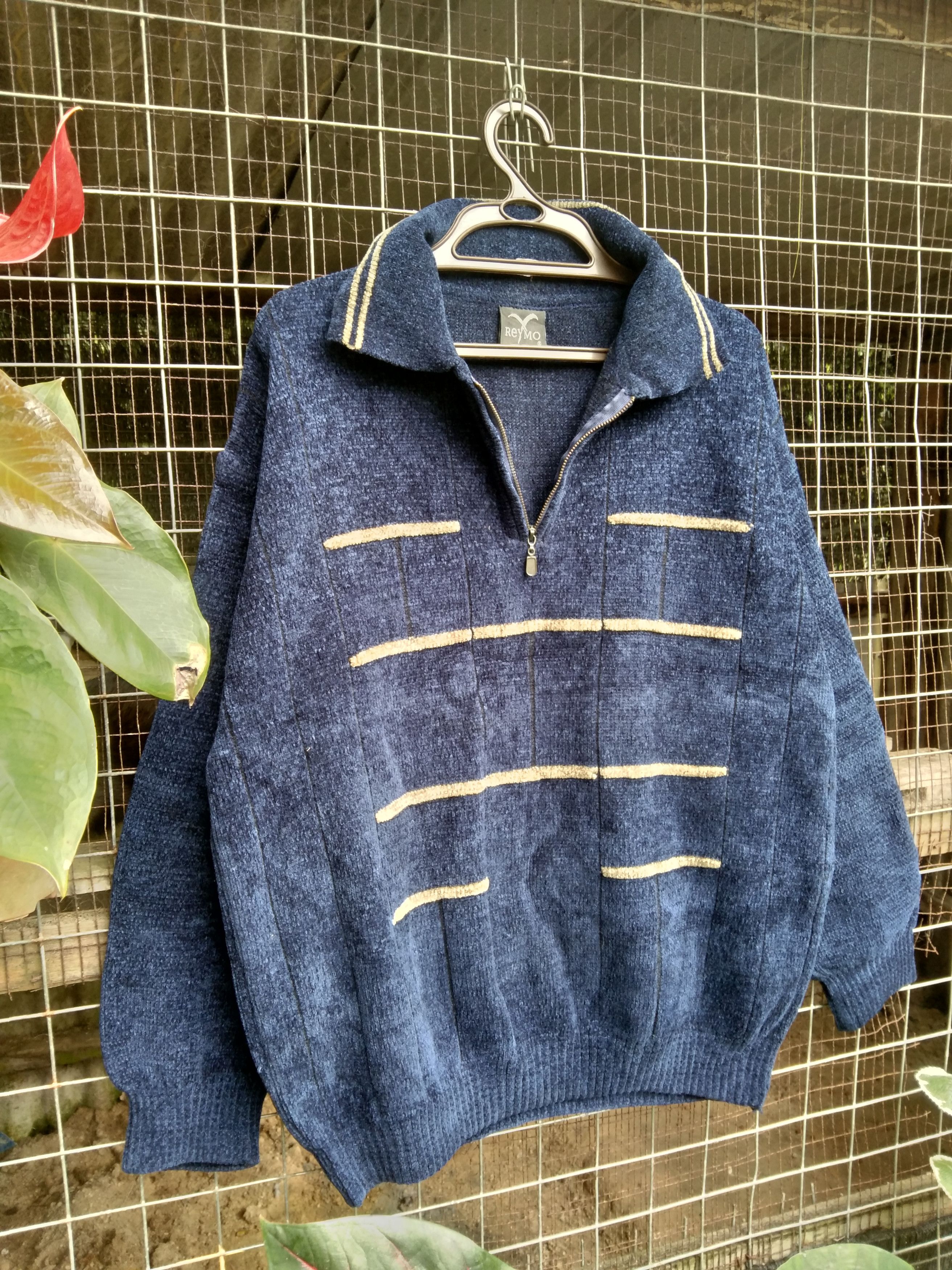 Other REYMO MEN'S KNITWEAR HALF-ZIP SWEATER Size US L / EU 52-54 / 3 - 3 Thumbnail