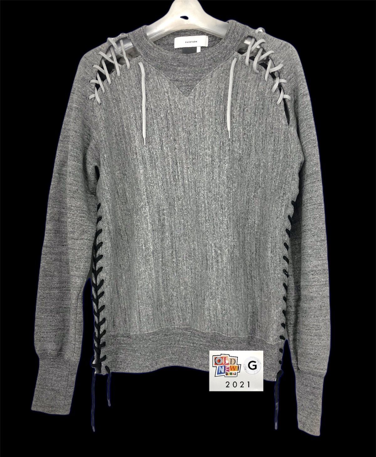 Facetasm String Laced Hem Sweater Size US S / EU 44-46 / 1 - 1 Thumbnail