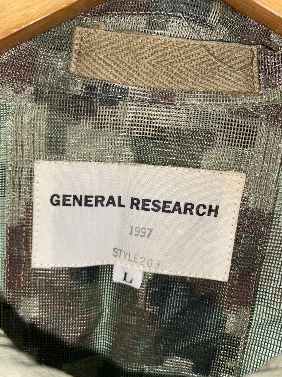 General Research × Vintage 1997 Archive Piece General Research Mesh Jacket Size US L / EU 52-54 / 3 - 10 Thumbnail