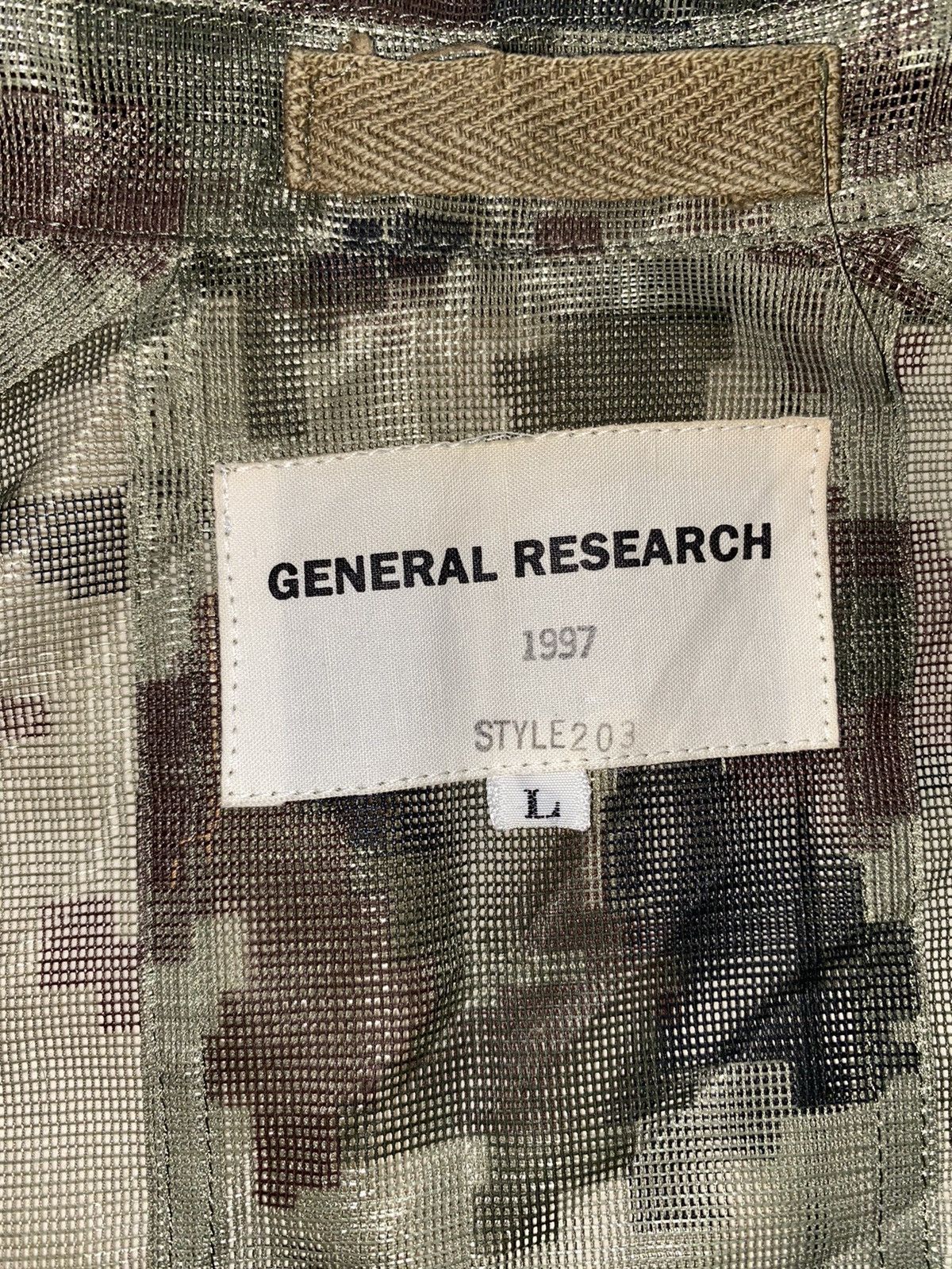 General Research × Vintage 1997 Archive Piece General Research Mesh Jacket Size US L / EU 52-54 / 3 - 18 Thumbnail