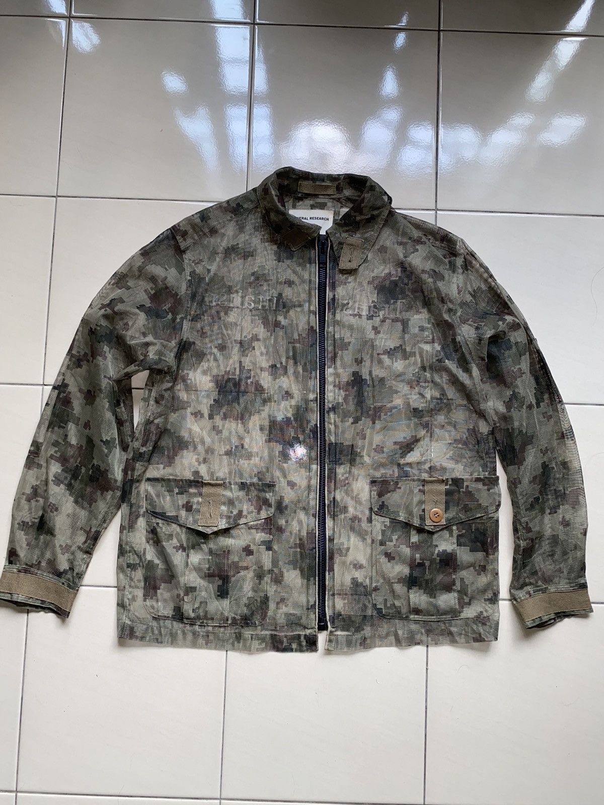 General Research × Vintage 1997 Archive Piece General Research Mesh Jacket Size US L / EU 52-54 / 3 - 13 Thumbnail