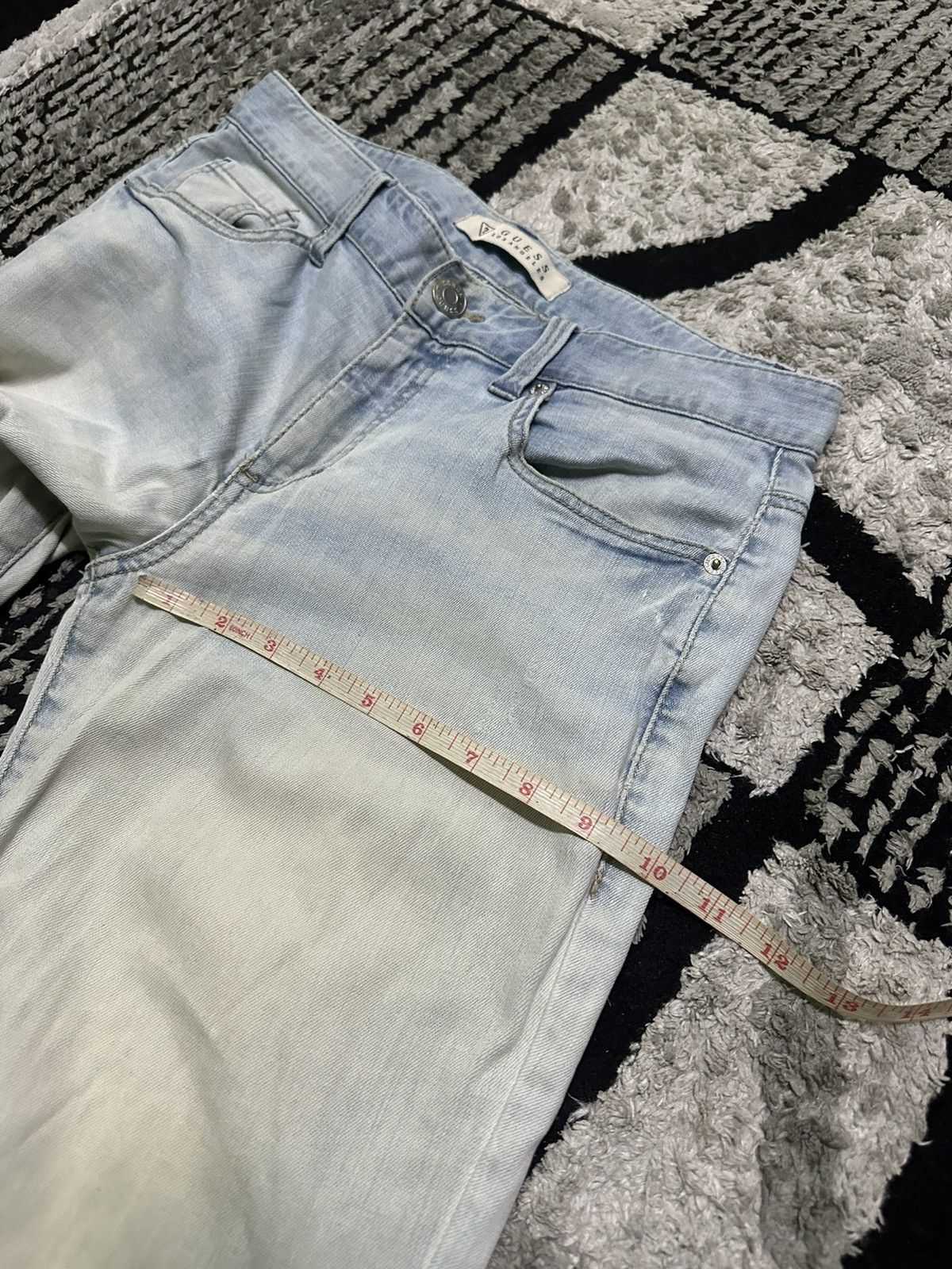 Guess 30x31 Guess light wash denim jeans Size 30" / US 8 / IT 44 - 11 Thumbnail
