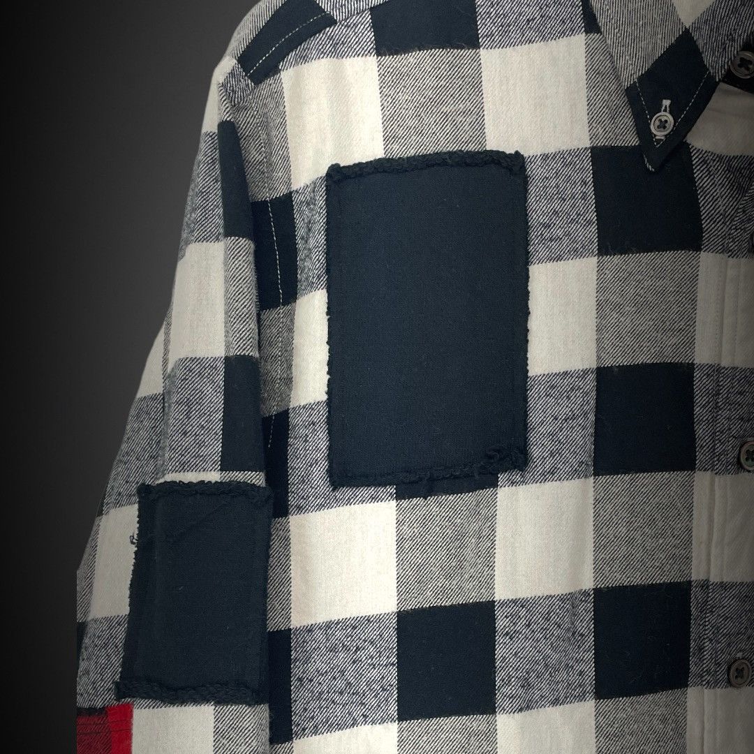 Fragment Design Patchwork Flannel L/S Button Up Overshirt Size US L / EU 52-54 / 3 - 2 Thumbnail