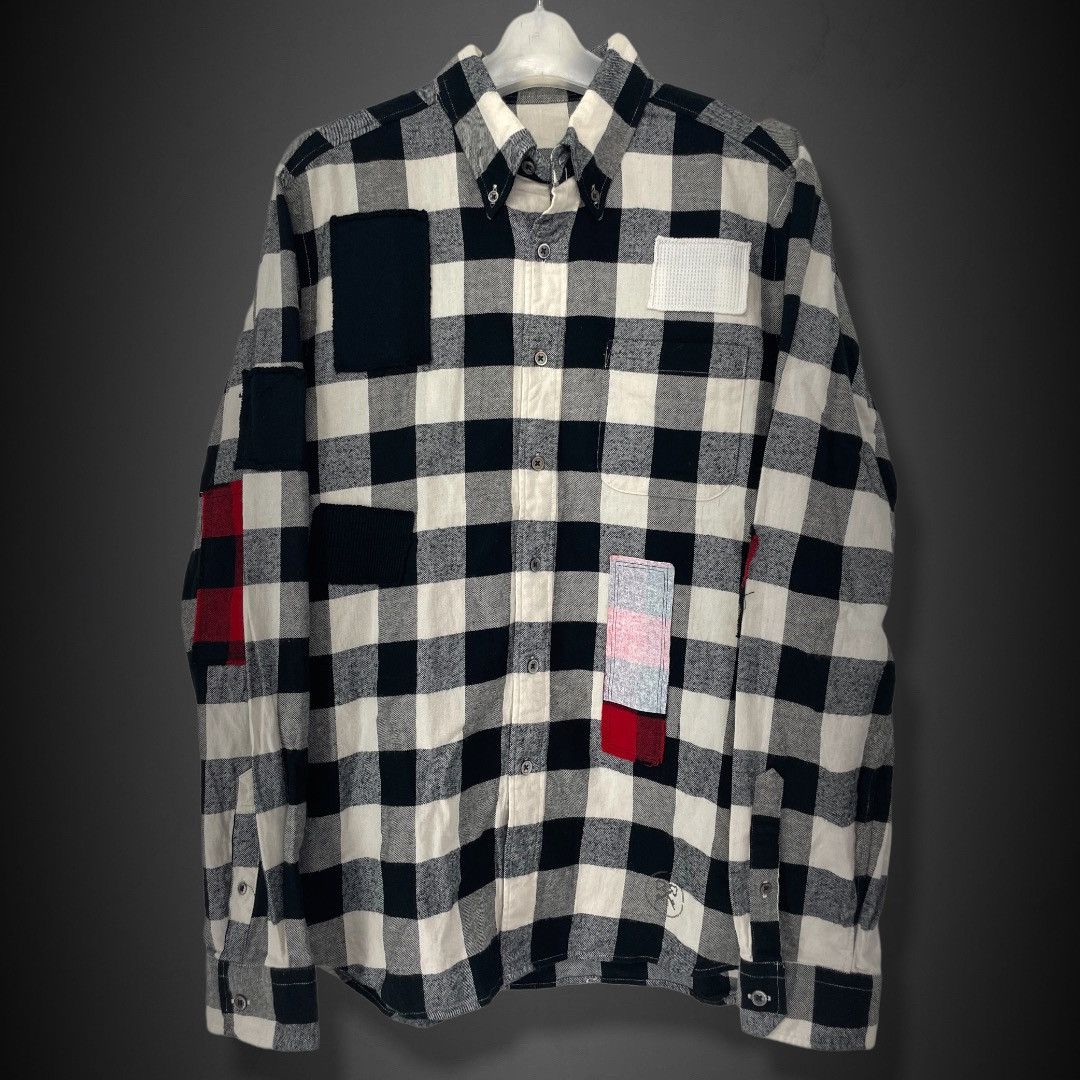 Fragment Design Patchwork Flannel L/S Button Up Overshirt Size US L / EU 52-54 / 3 - 1 Thumbnail