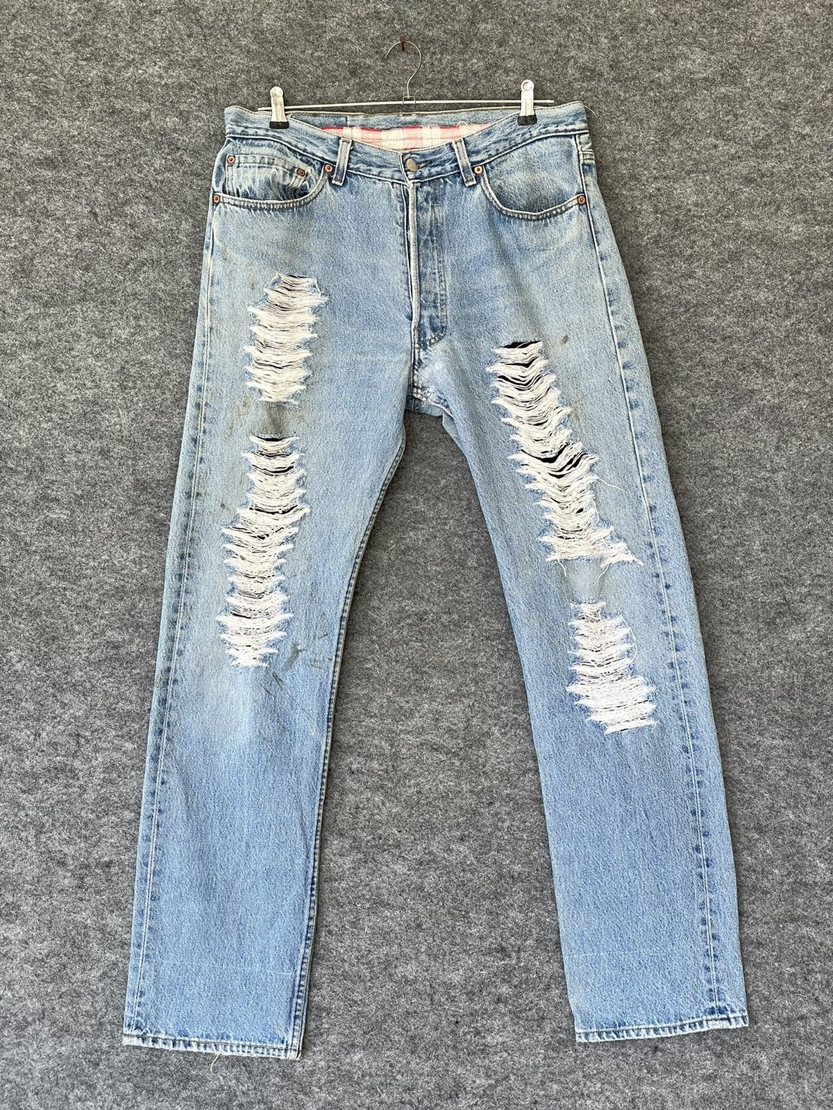 Levi's VINTAGE 501 LEVIS REWORKED Size US 34 / EU 50 - 2 Thumbnail