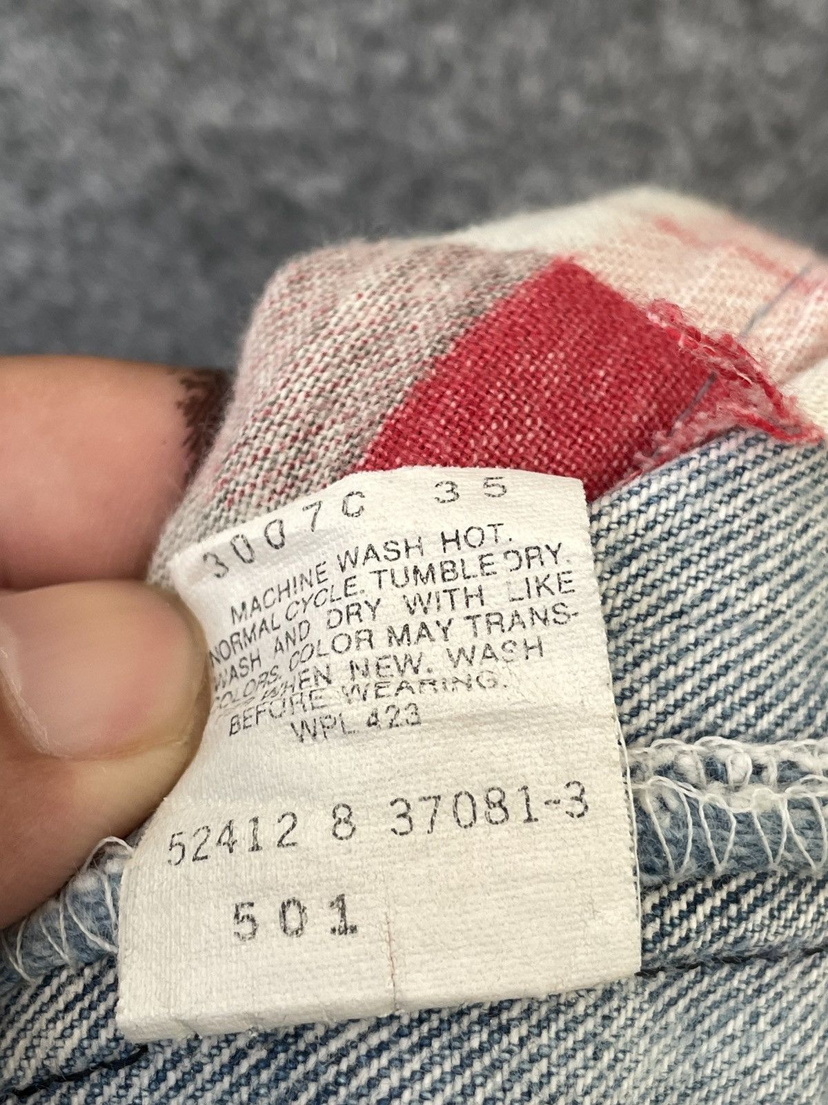 Levi's VINTAGE 501 LEVIS REWORKED Size US 34 / EU 50 - 12 Thumbnail