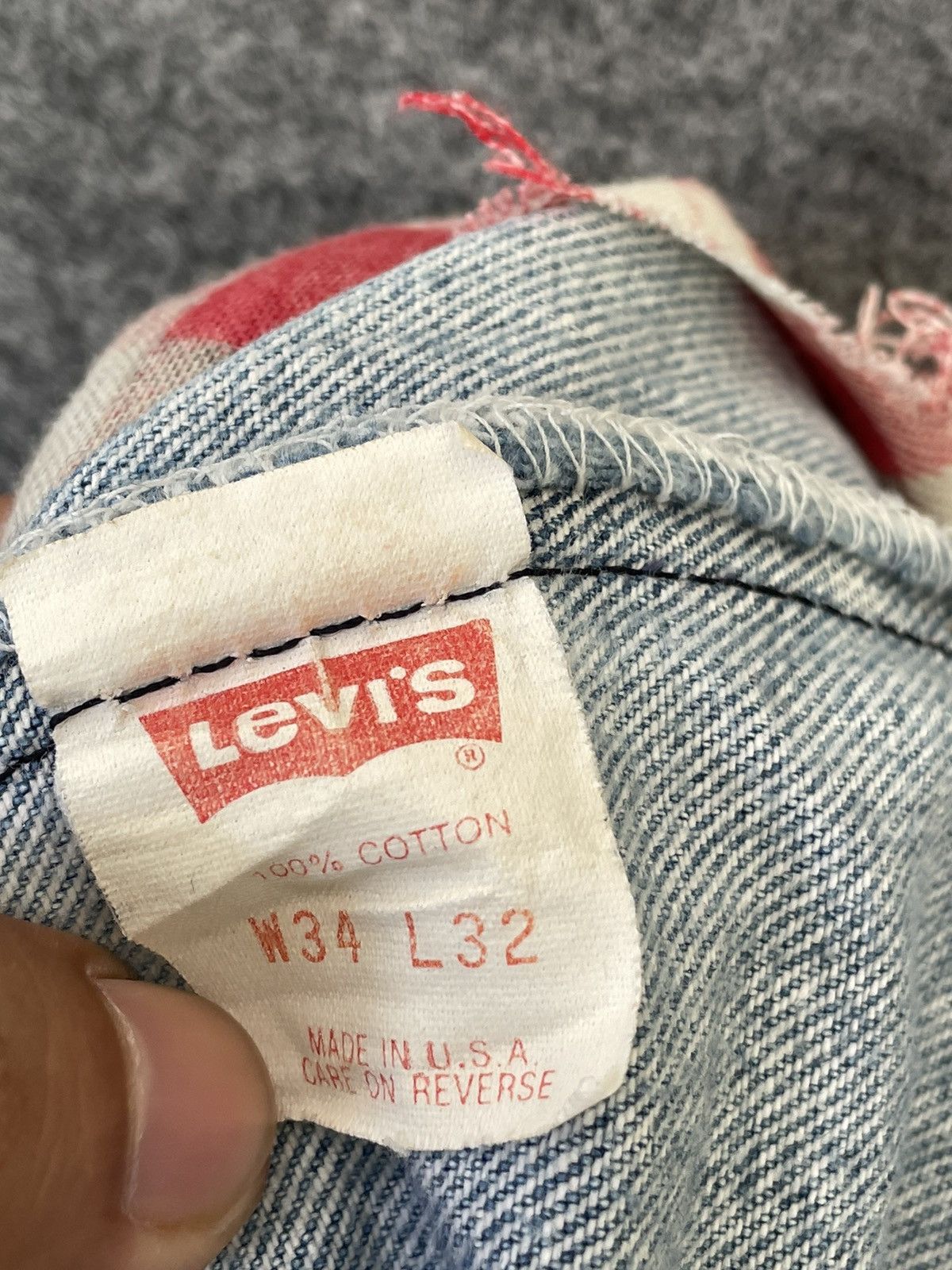 Levi's VINTAGE 501 LEVIS REWORKED Size US 34 / EU 50 - 13 Thumbnail