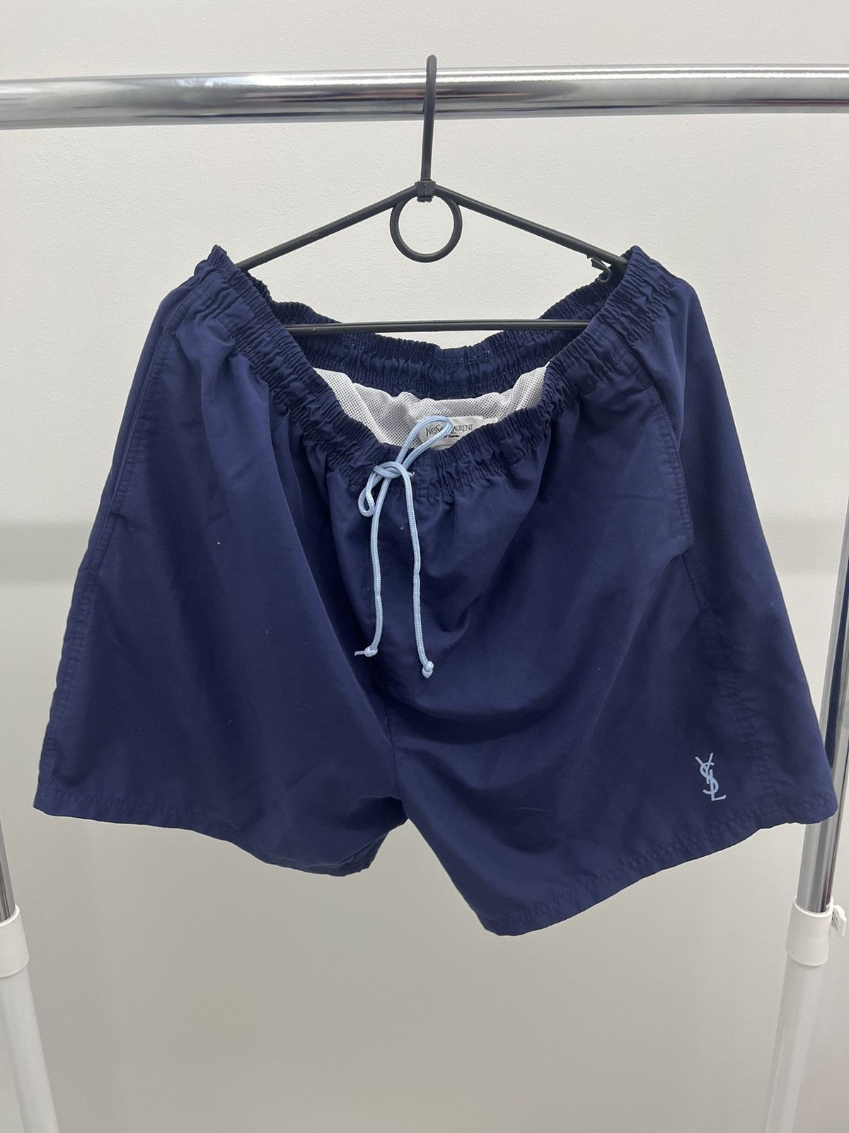 Vintage Vintage Yves Saint Laurent YSL Logo Swim Shorts Grailed