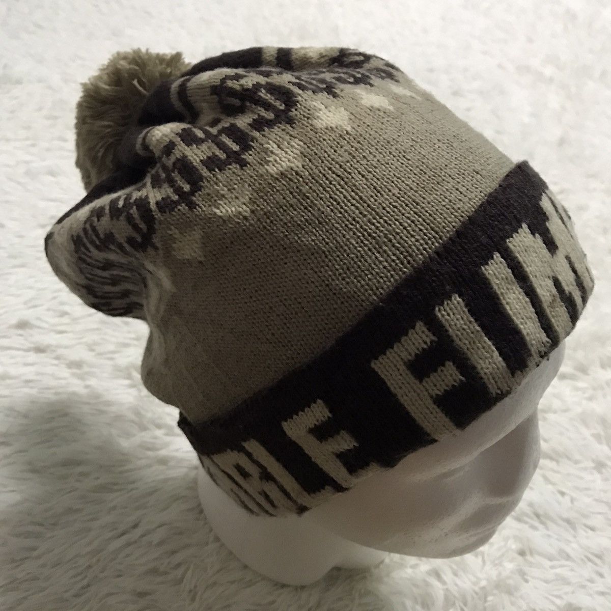 Japanese Brand Nice design beanie beanie hat snow cap Size ONE SIZE - 9 Thumbnail