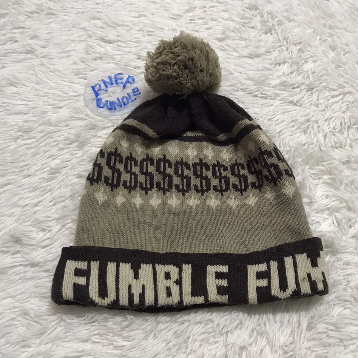 Japanese Brand Nice design beanie beanie hat snow cap Size ONE SIZE - 1 Thumbnail