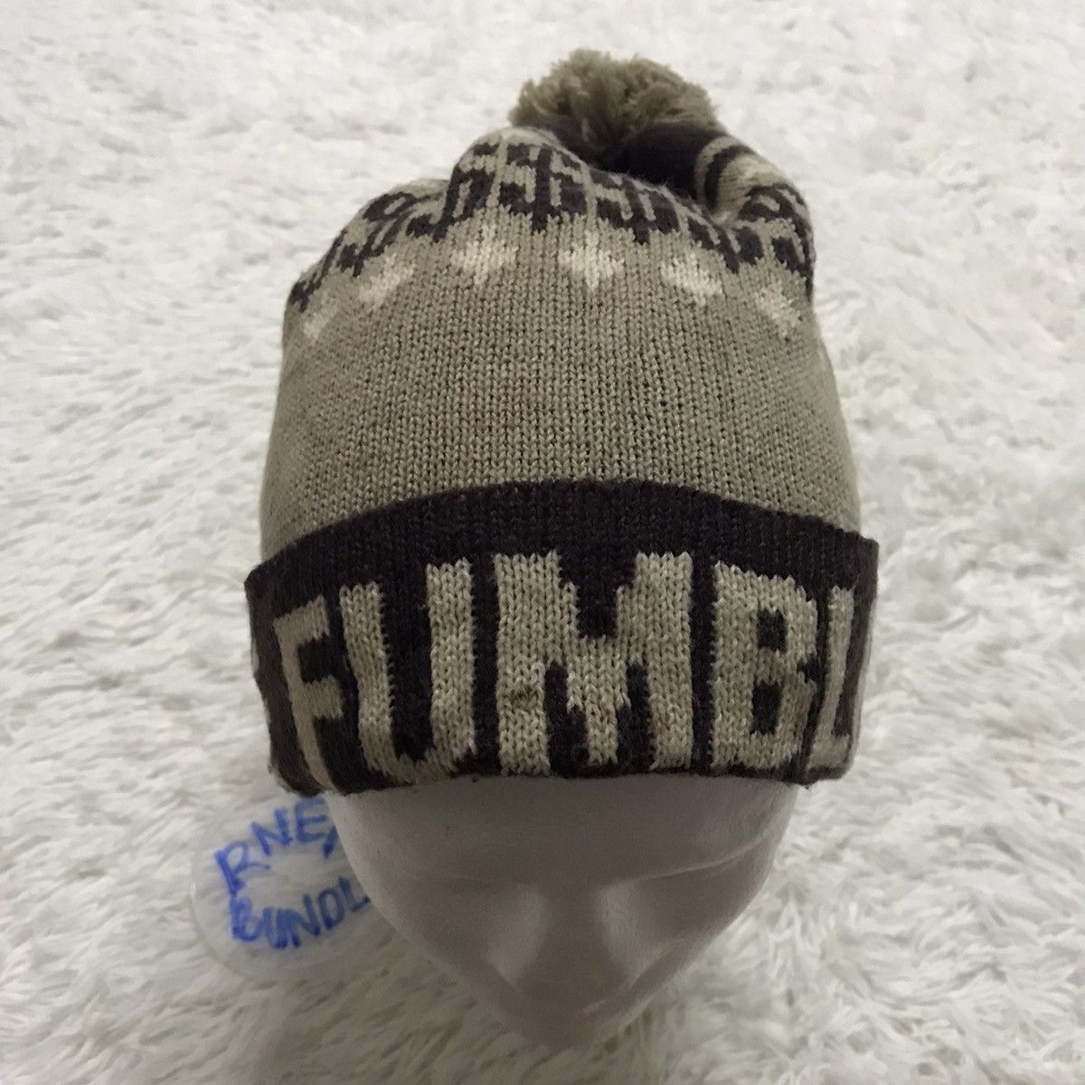 Japanese Brand Nice design beanie beanie hat snow cap Size ONE SIZE - 7 Thumbnail
