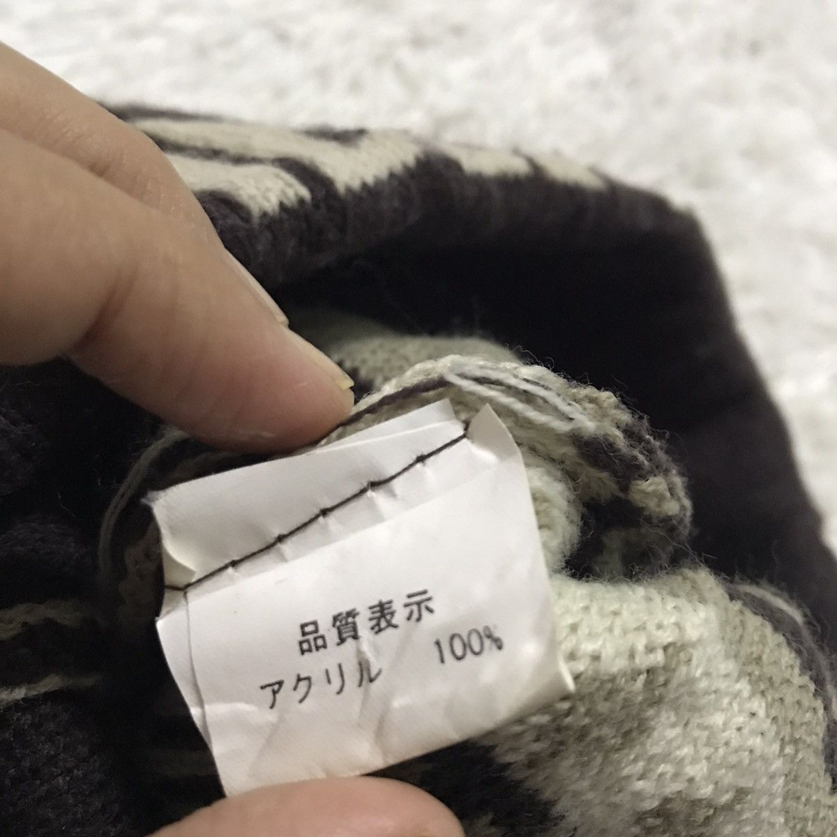 Japanese Brand Nice design beanie beanie hat snow cap Size ONE SIZE - 5 Thumbnail