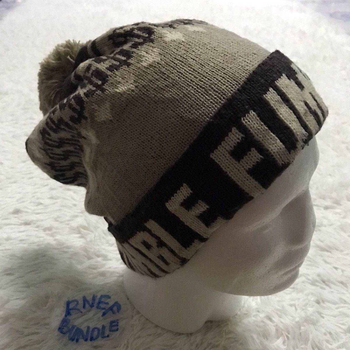 Japanese Brand Nice design beanie beanie hat snow cap Size ONE SIZE - 10 Thumbnail