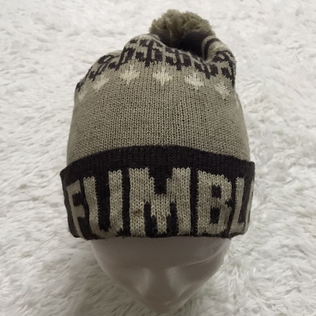 Japanese Brand Nice design beanie beanie hat snow cap Size ONE SIZE - 6 Thumbnail