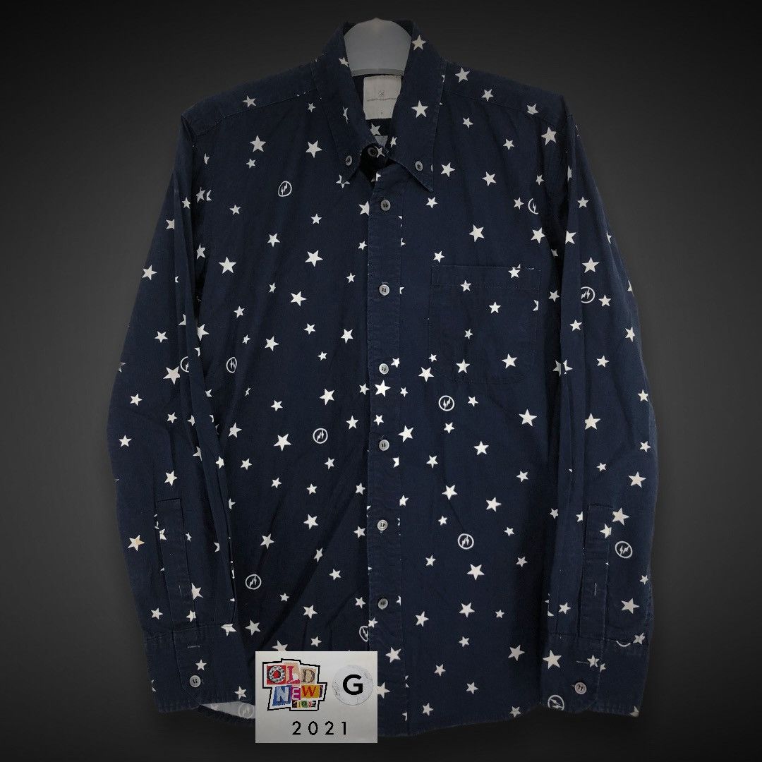 Fragment Design UE x Fragment Monogram L/S Button Up Shirt Size US L / EU 52-54 / 3 - 1 Thumbnail