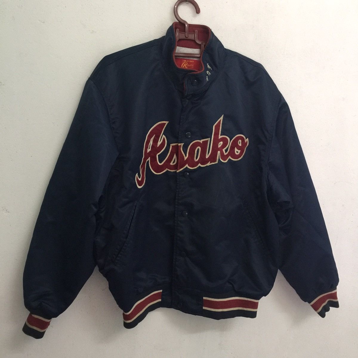 Asics Rawlings by Asics Asako Japanese brand jacket Size US L / EU 52-54 / 3 - 3 Thumbnail