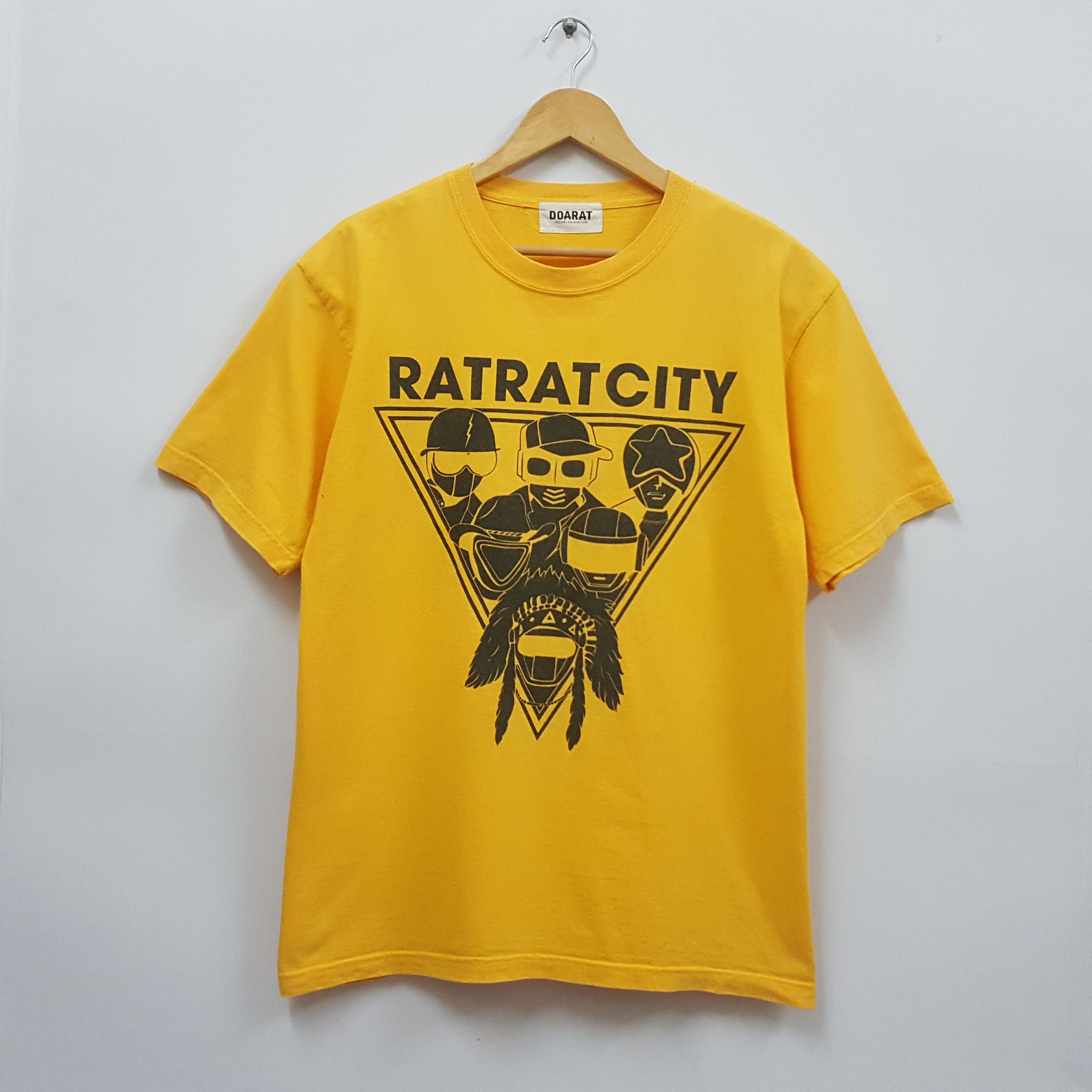 Japanese Brand × Vintage Vintage DOARAT RATRAT CITY X POWER RANGER t-shirt Japan Size US L / EU 52-54 / 3 - 1 Thumbnail