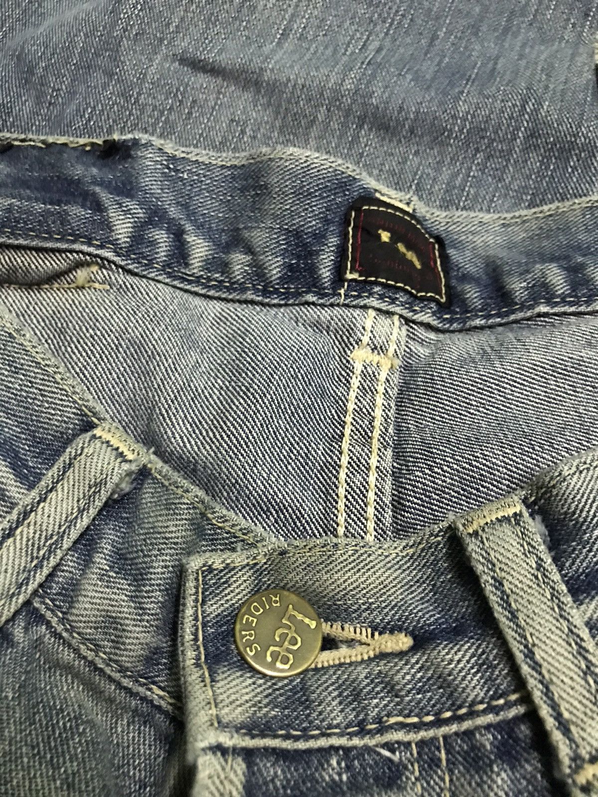 Lee 32x27 Vintage Lee sanforized selvedge light wash blue jeans Size US 34 / EU 50 - 8 Thumbnail