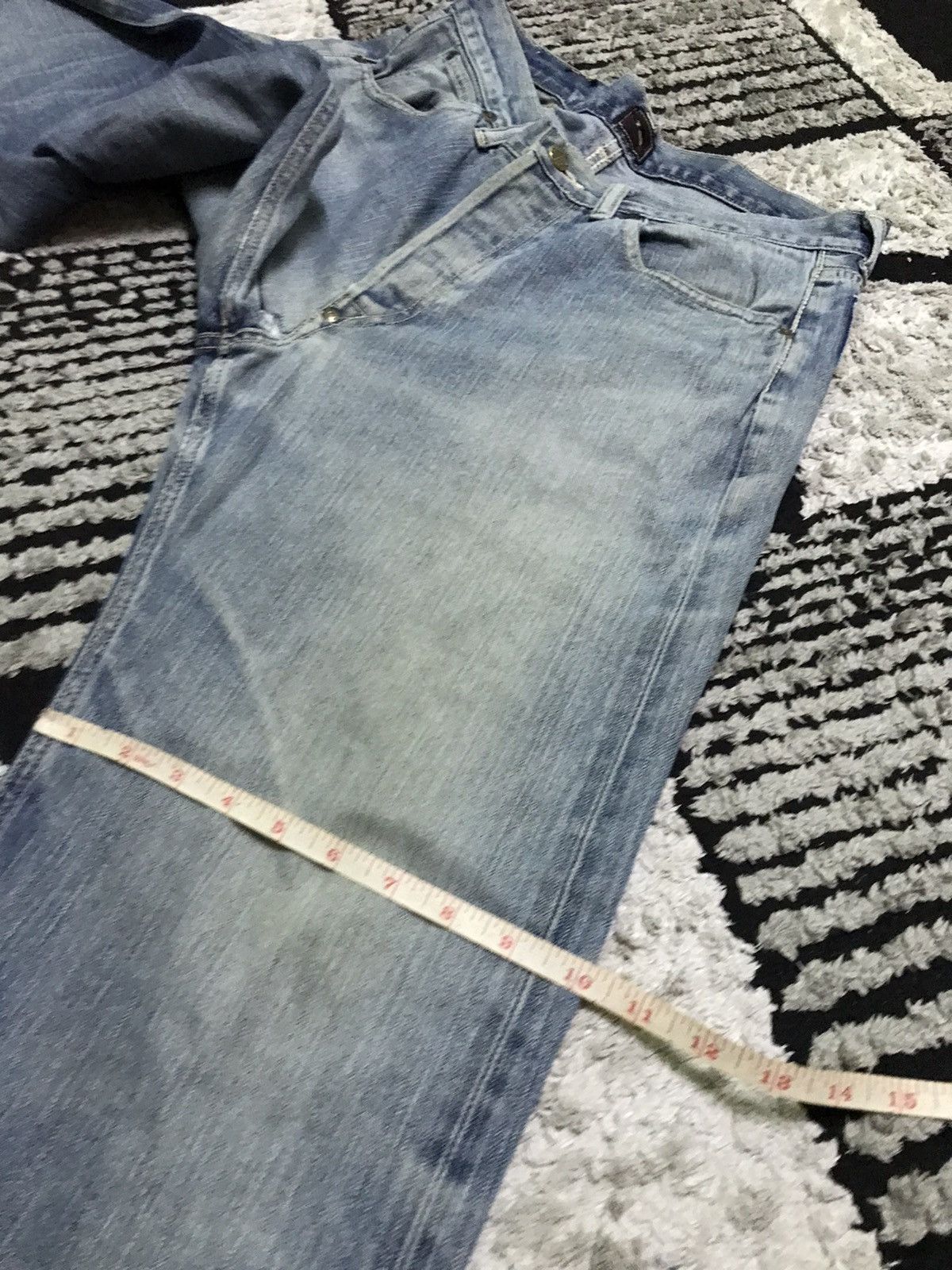 Lee 32x27 Vintage Lee sanforized selvedge light wash blue jeans Size US 34 / EU 50 - 13 Thumbnail
