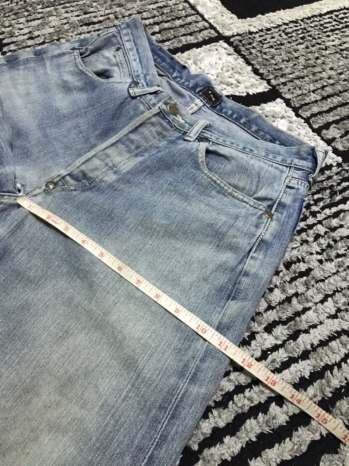Lee 32x27 Vintage Lee sanforized selvedge light wash blue jeans Size US 34 / EU 50 - 14 Thumbnail