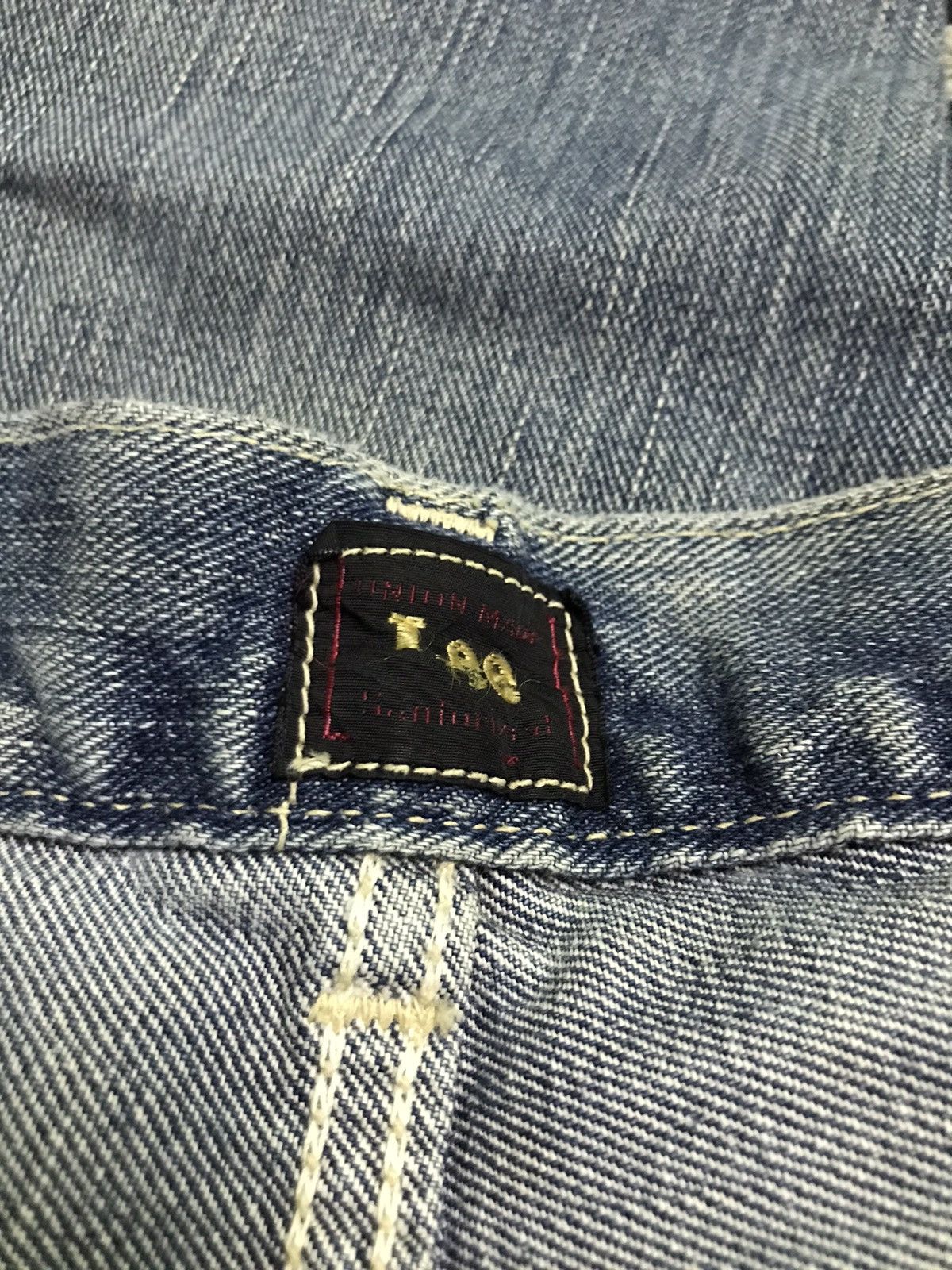 Lee 32x27 Vintage Lee sanforized selvedge light wash blue jeans Size US 34 / EU 50 - 7 Thumbnail