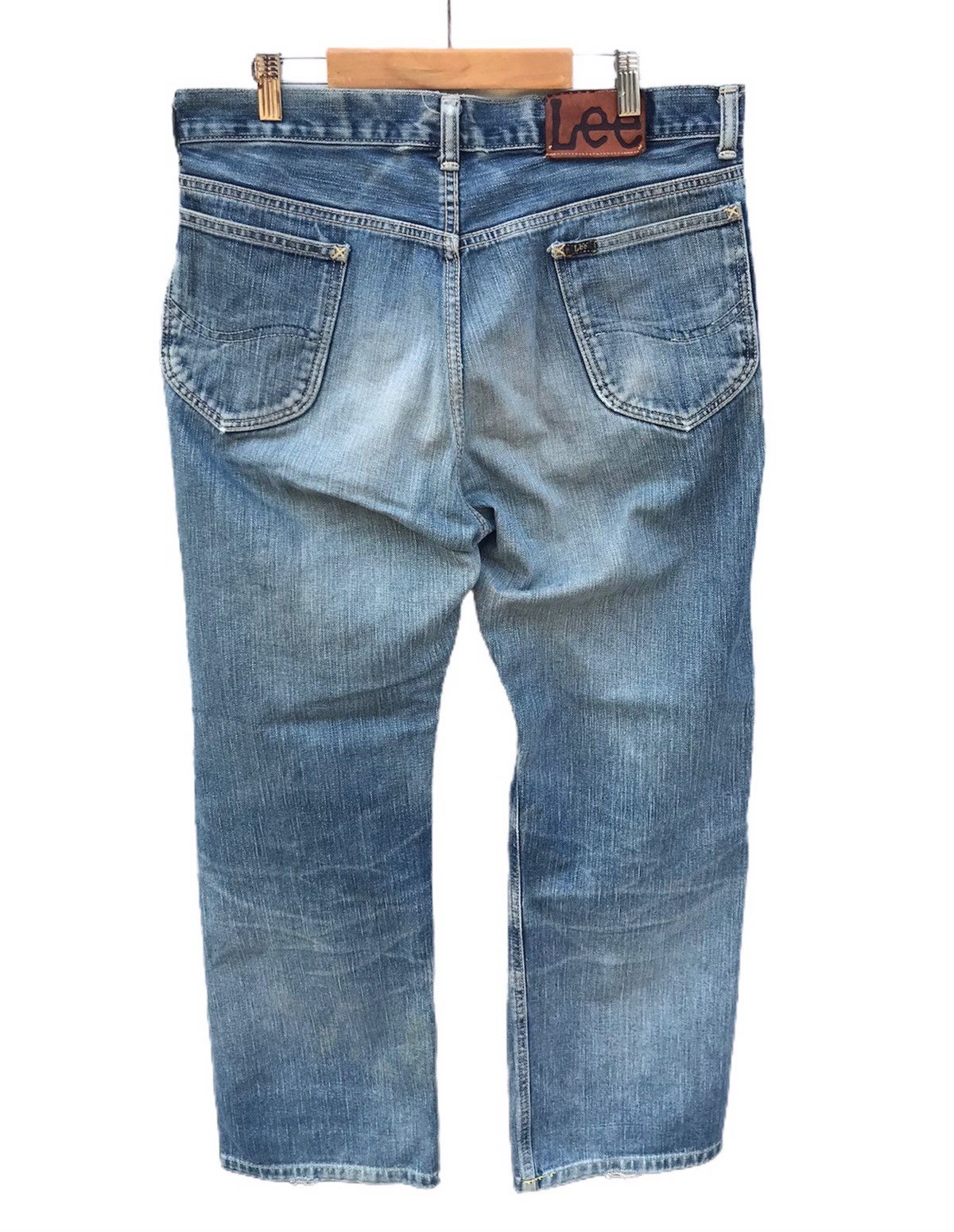 Lee 32x27 Vintage Lee sanforized selvedge light wash blue jeans Size US 34 / EU 50 - 2 Thumbnail