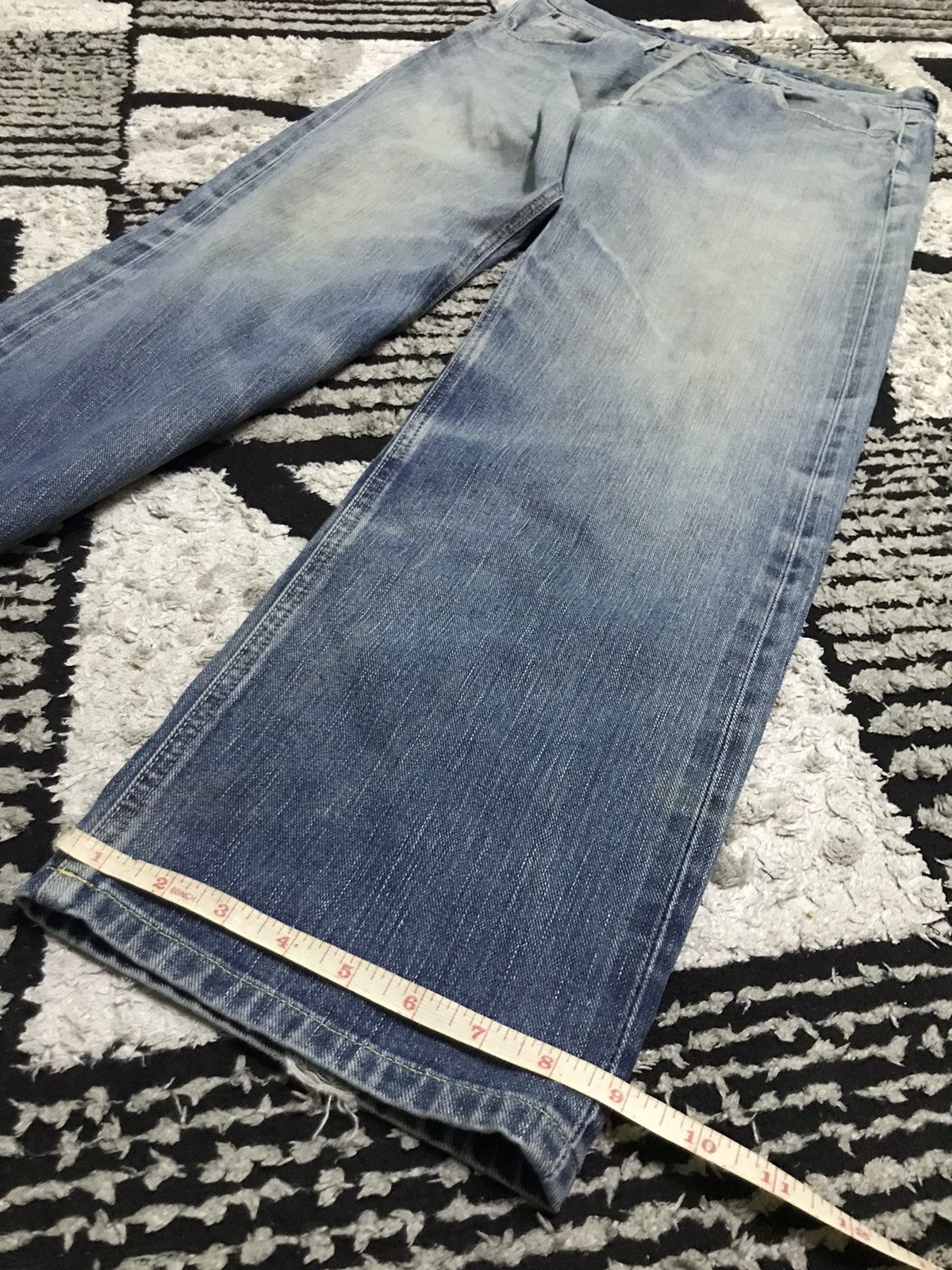Lee 32x27 Vintage Lee sanforized selvedge light wash blue jeans Size US 34 / EU 50 - 11 Thumbnail