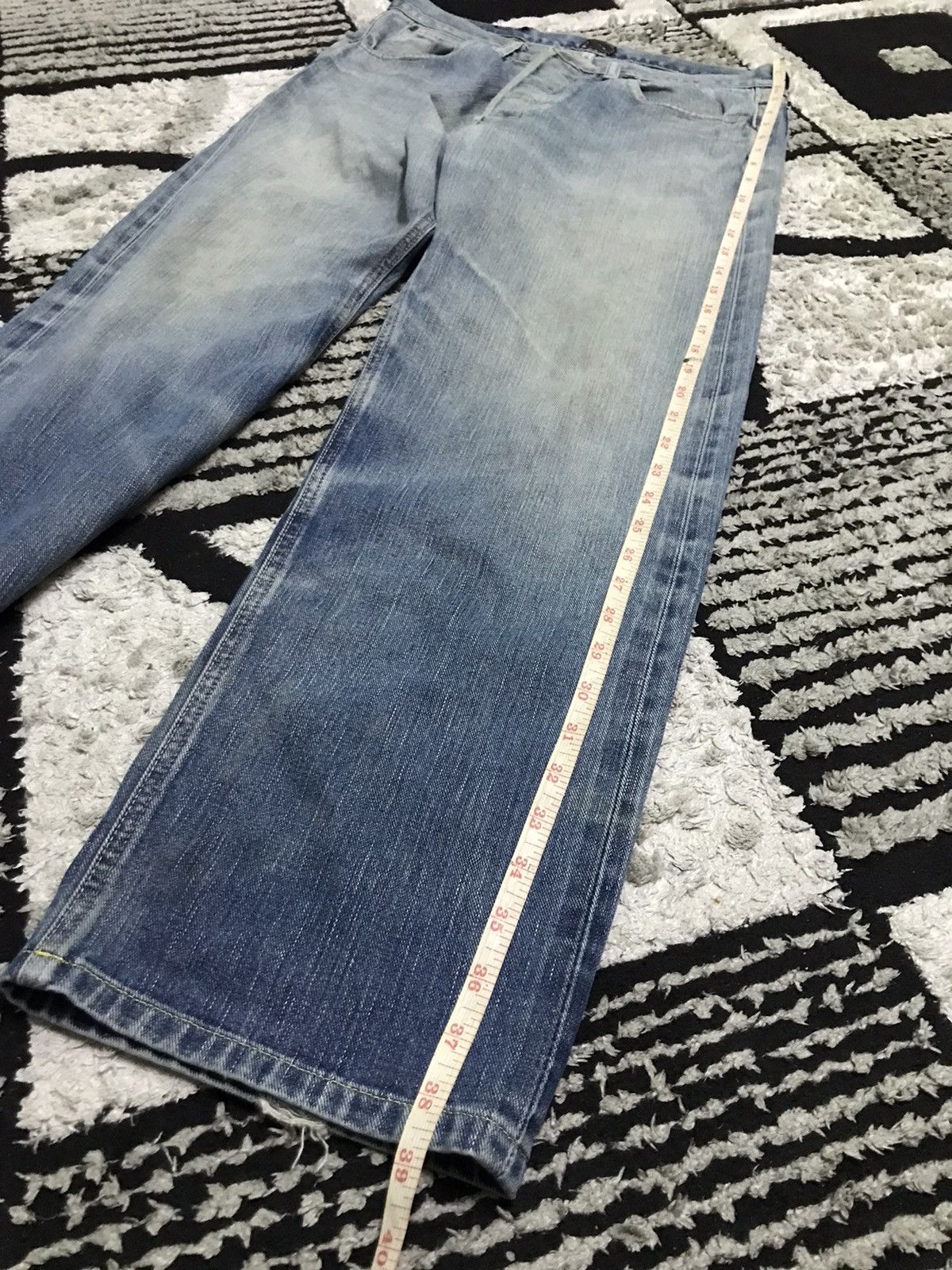 Lee 32x27 Vintage Lee sanforized selvedge light wash blue jeans Size US 34 / EU 50 - 10 Thumbnail