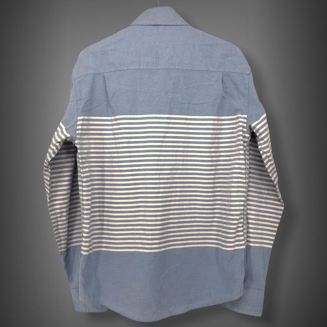 Fragment Design Chambray Mid Striped L/S Button Up Shirt Size US XL / EU 56 / 4 - 6 Thumbnail