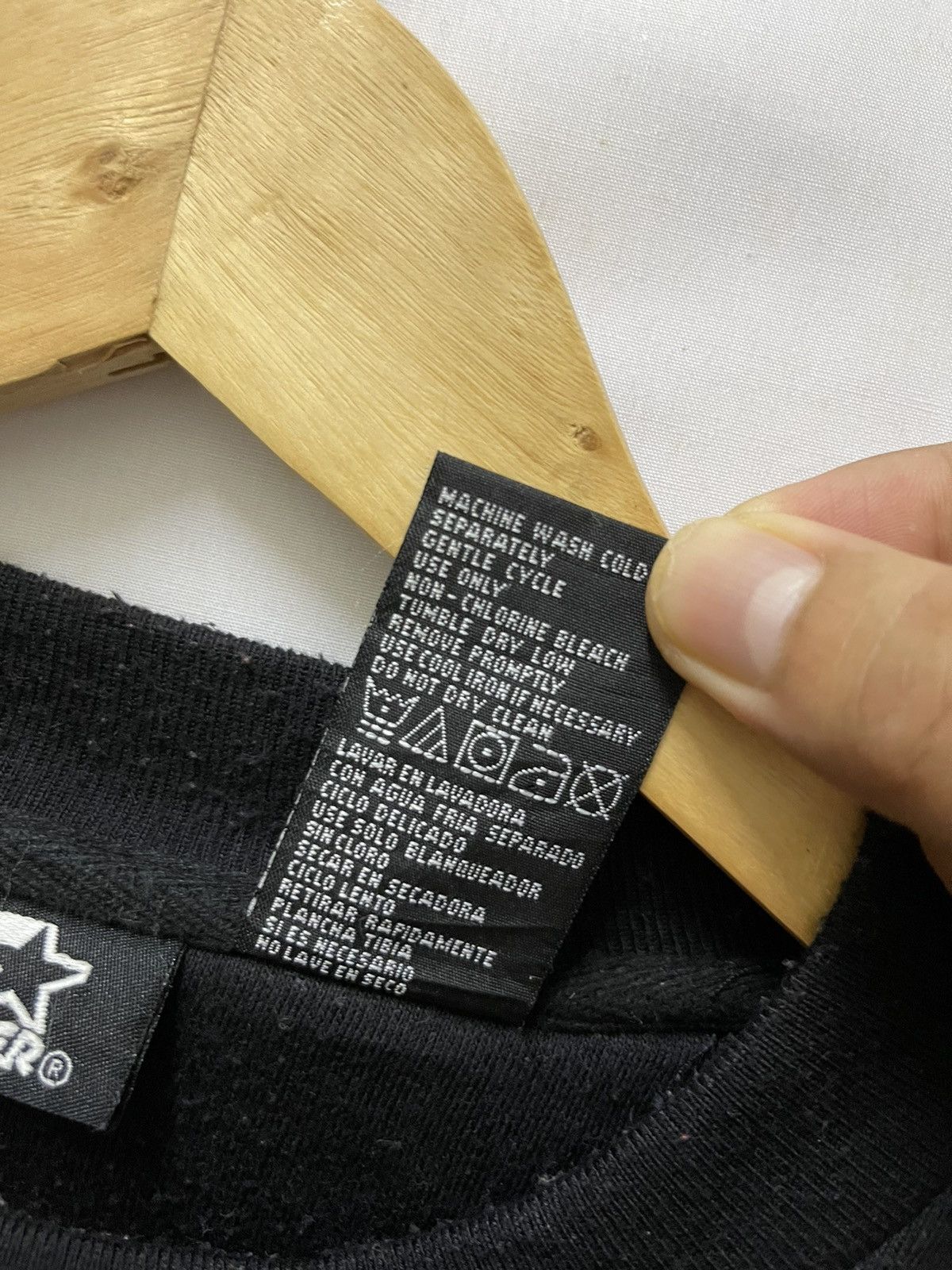 Starter × Vintage Vintage Starter Embroidered Sweatshirt Black Size US L / EU 52-54 / 3 - 5 Thumbnail