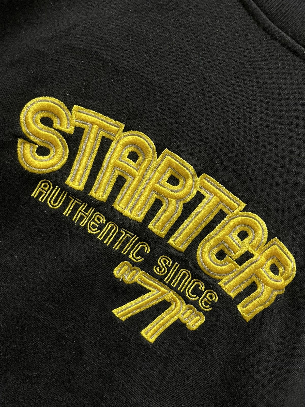 Starter × Vintage Vintage Starter Embroidered Sweatshirt Black Size US L / EU 52-54 / 3 - 2 Thumbnail