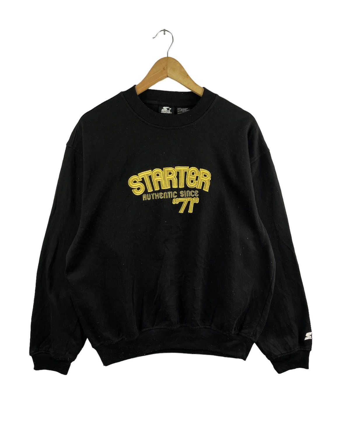 Starter × Vintage Vintage Starter Embroidered Sweatshirt Black Size US L / EU 52-54 / 3 - 1 Thumbnail