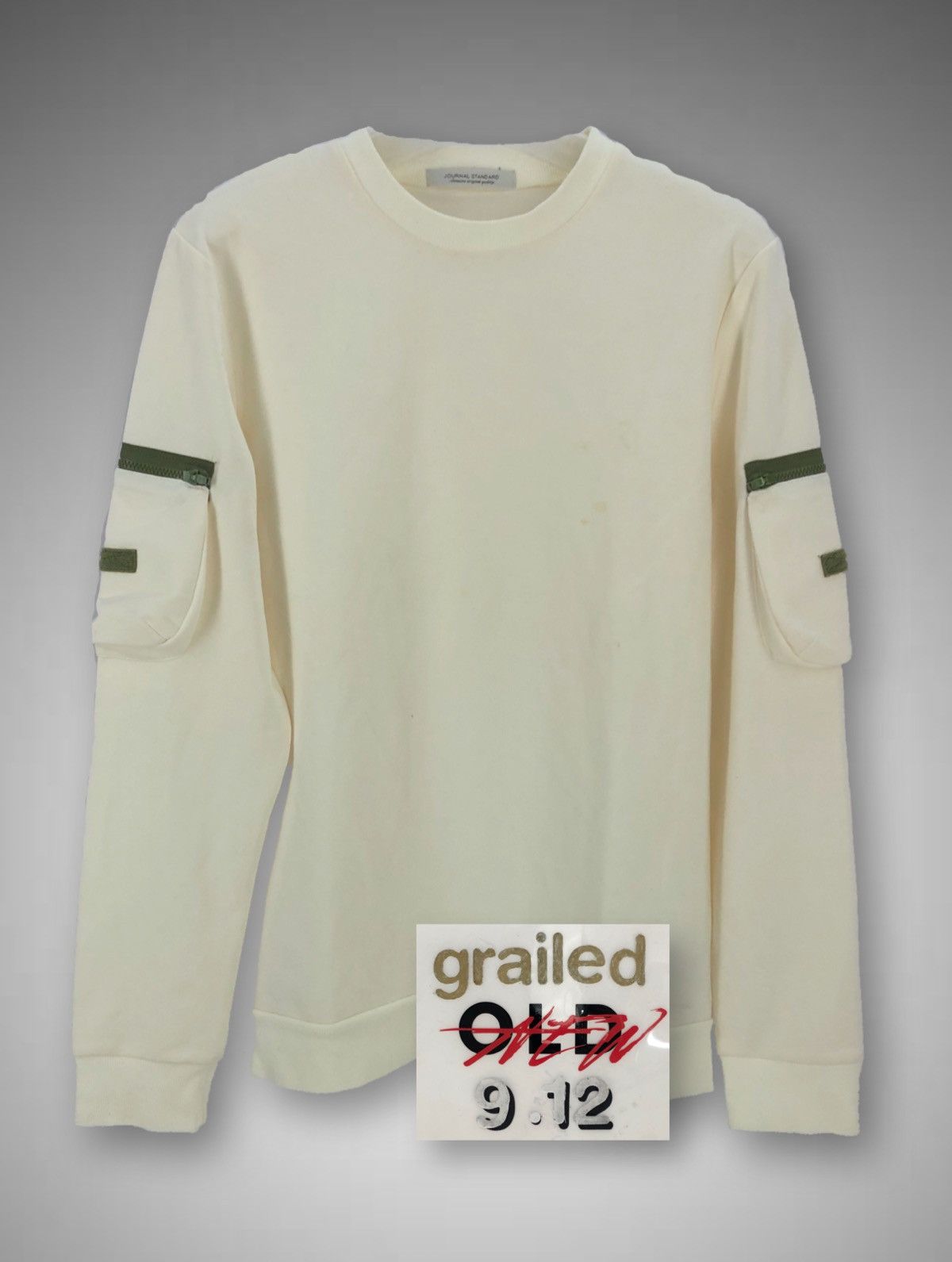 Journal Standard Military Knit Crewneck Sweater Size US L / EU 52-54 / 3 - 1 Thumbnail
