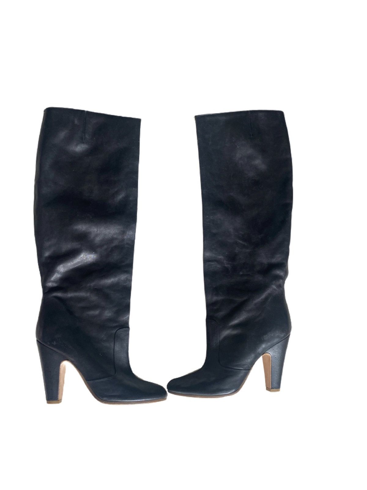 Maison Margiela SS08 Half Mesh Half Leather Boots Heels Size US 8 / IT 38 - 5 Thumbnail