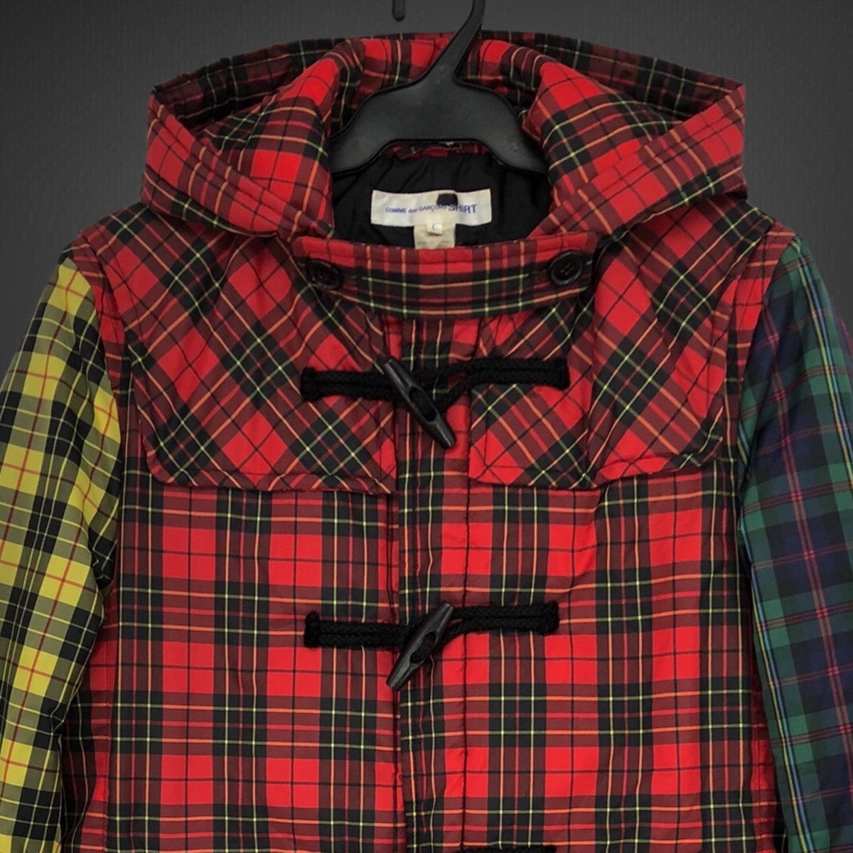 Comme des Garcons Hooded Taffeta Duffle Jacket - W18901 Size US L / EU 52-54 / 3 - 2 Thumbnail